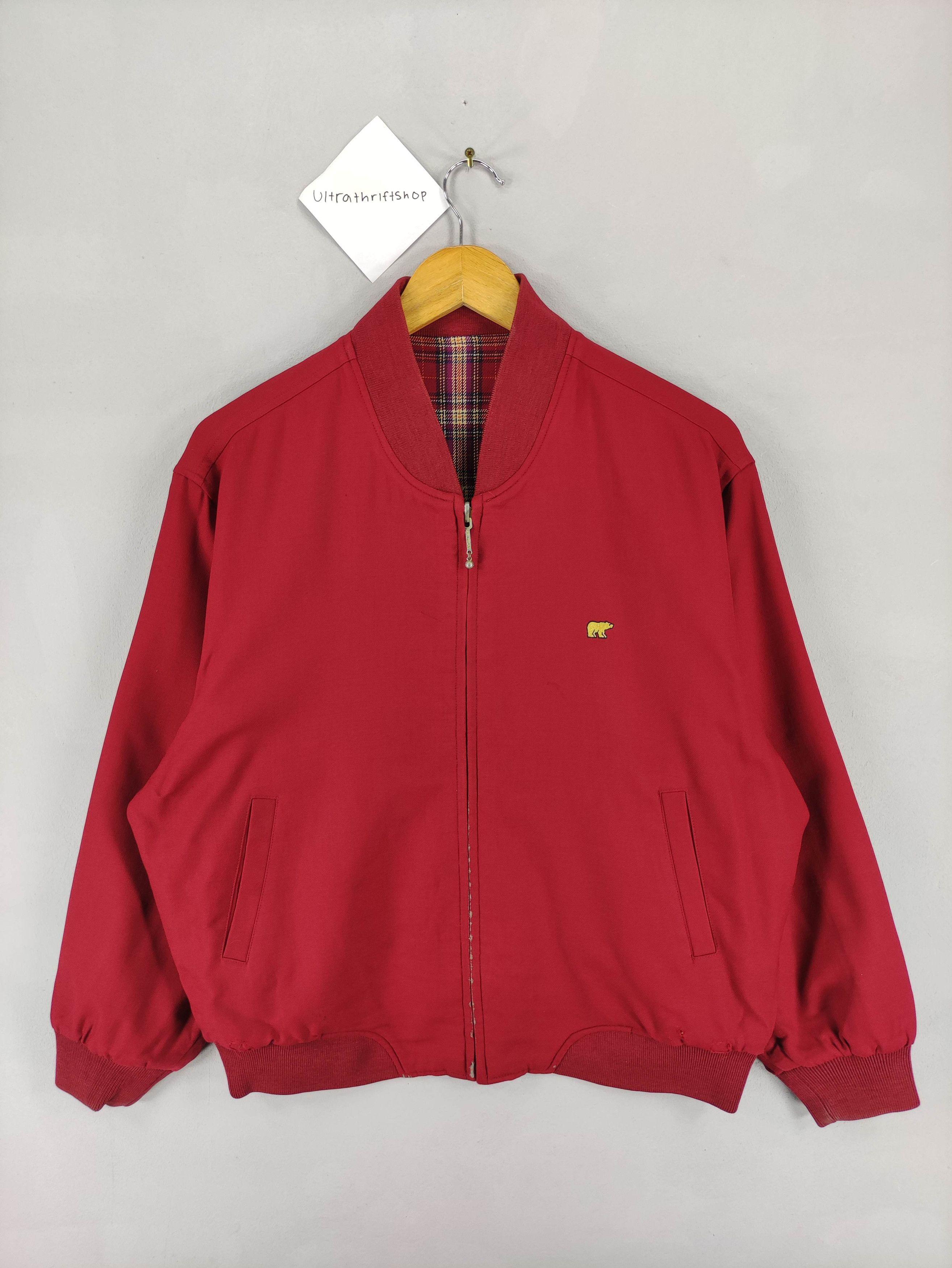 Japanese Brand Vintage Jack Nicklaus Wool Reversible Jacket Zipper Size US L / EU 52-54 / 3 - 1 Thumbnail