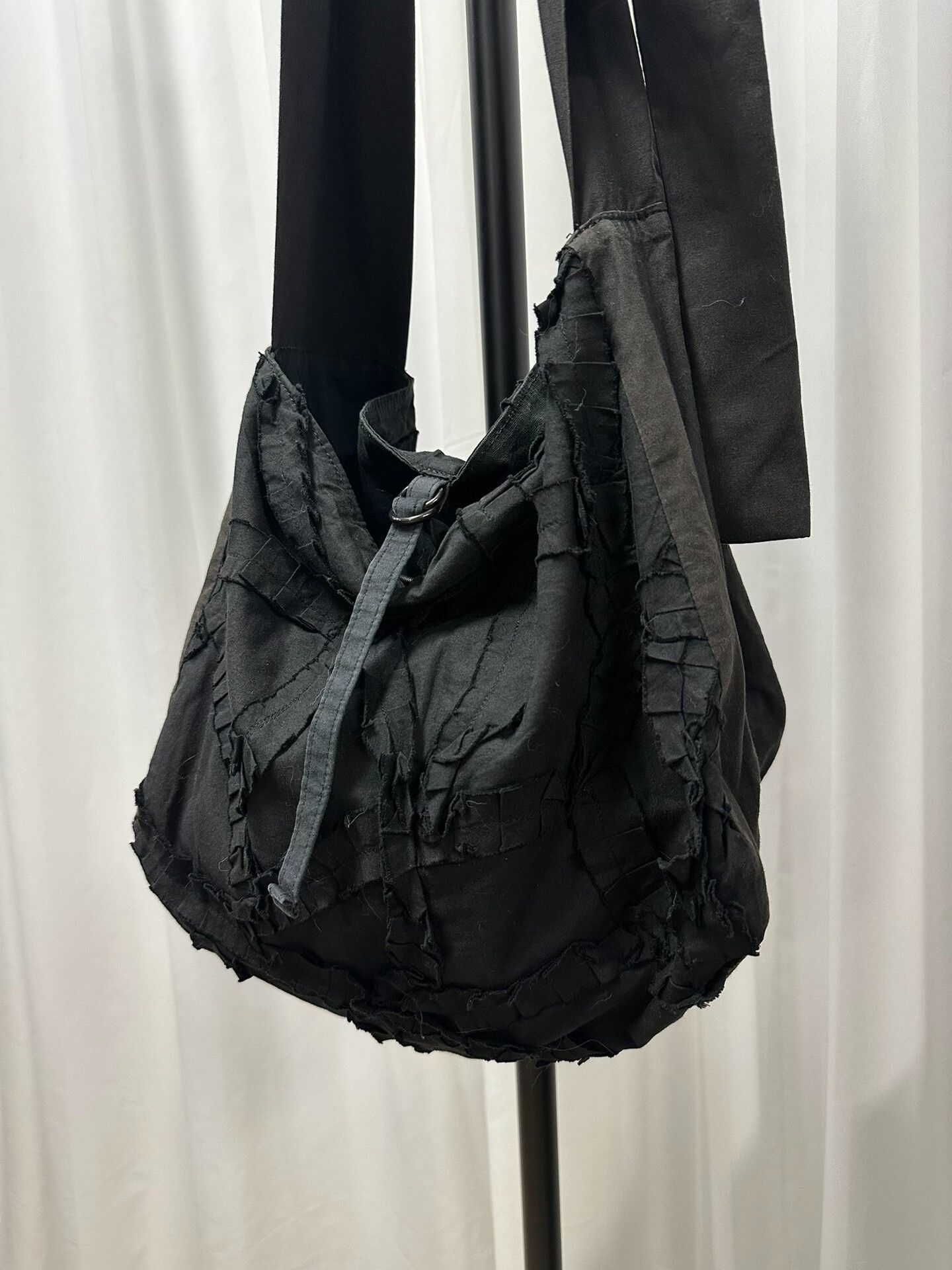Y's Yohji Yamamoto Black Floral Bag Size ONE SIZE - 1 Thumbnail