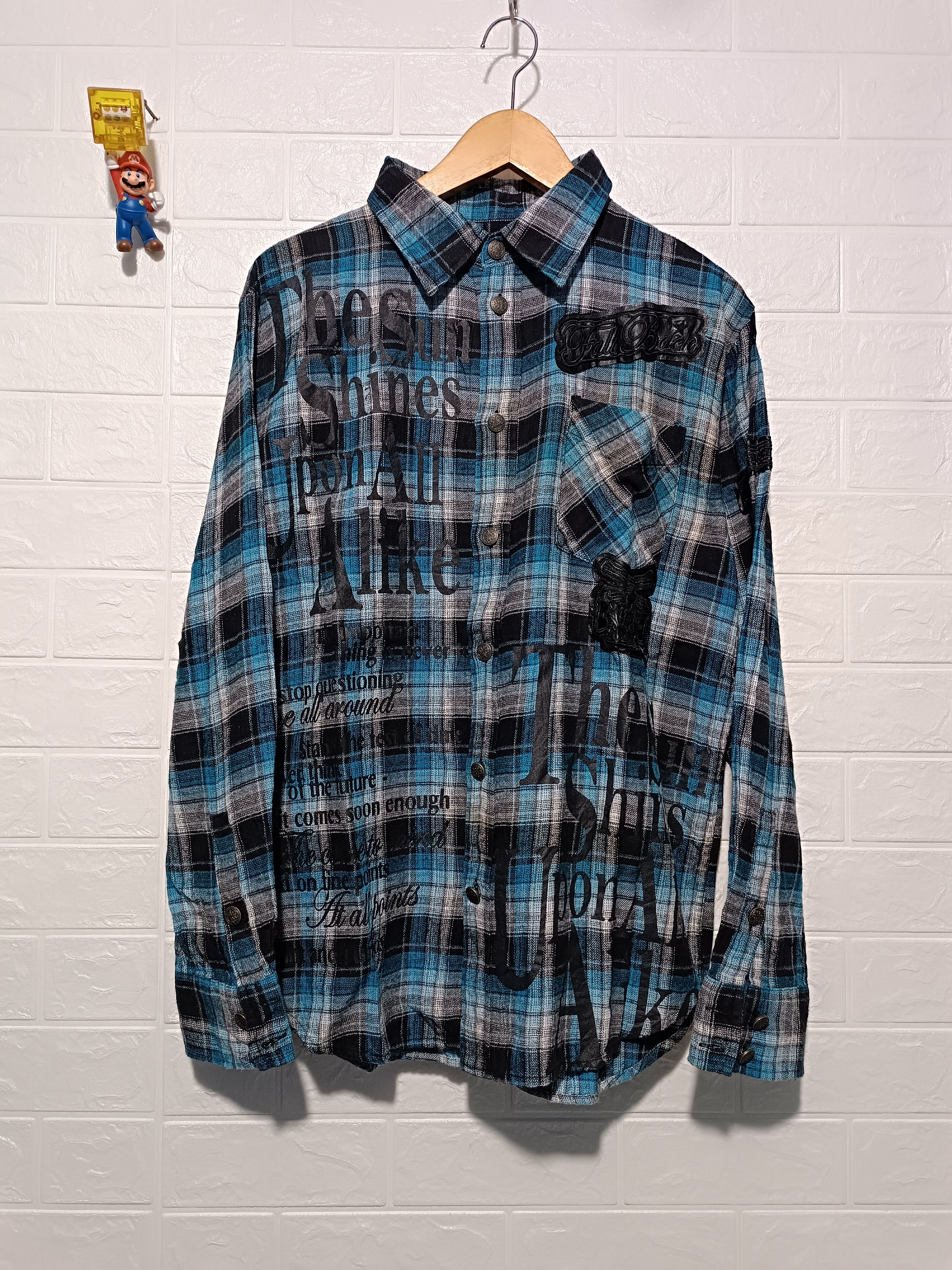 Japanese Brand Y2K Seditionaries Poem Shirt Gothic Grunge Style Size US L / EU 52-54 / 3 - 2 Thumbnail