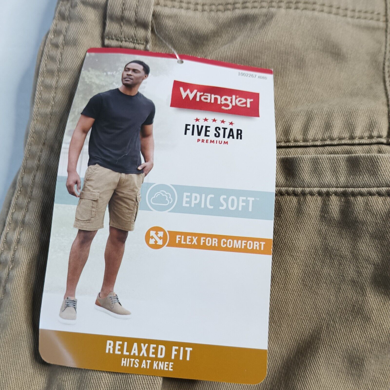 Wrangler Wrangler Cargo Shorts Men's 42 Beige 10" Inseam Relaxed Fit Size US 42 / EU 58 - 6 Thumbnail