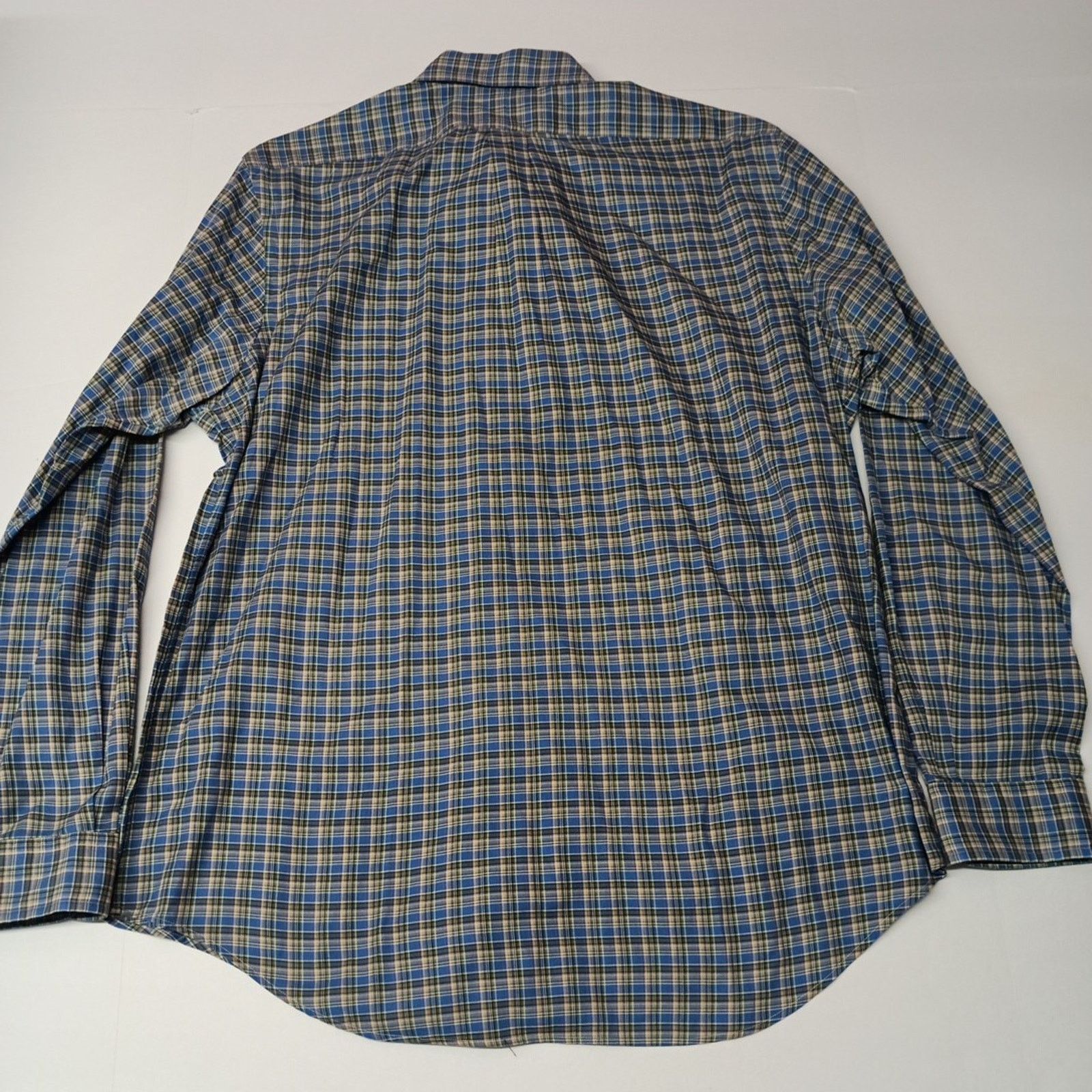 Ralph Lauren Ralph Lauren Button Down Shirt Men's L Large Blue Tan Plaid Size US L / EU 52-54 / 3 - 8 Thumbnail