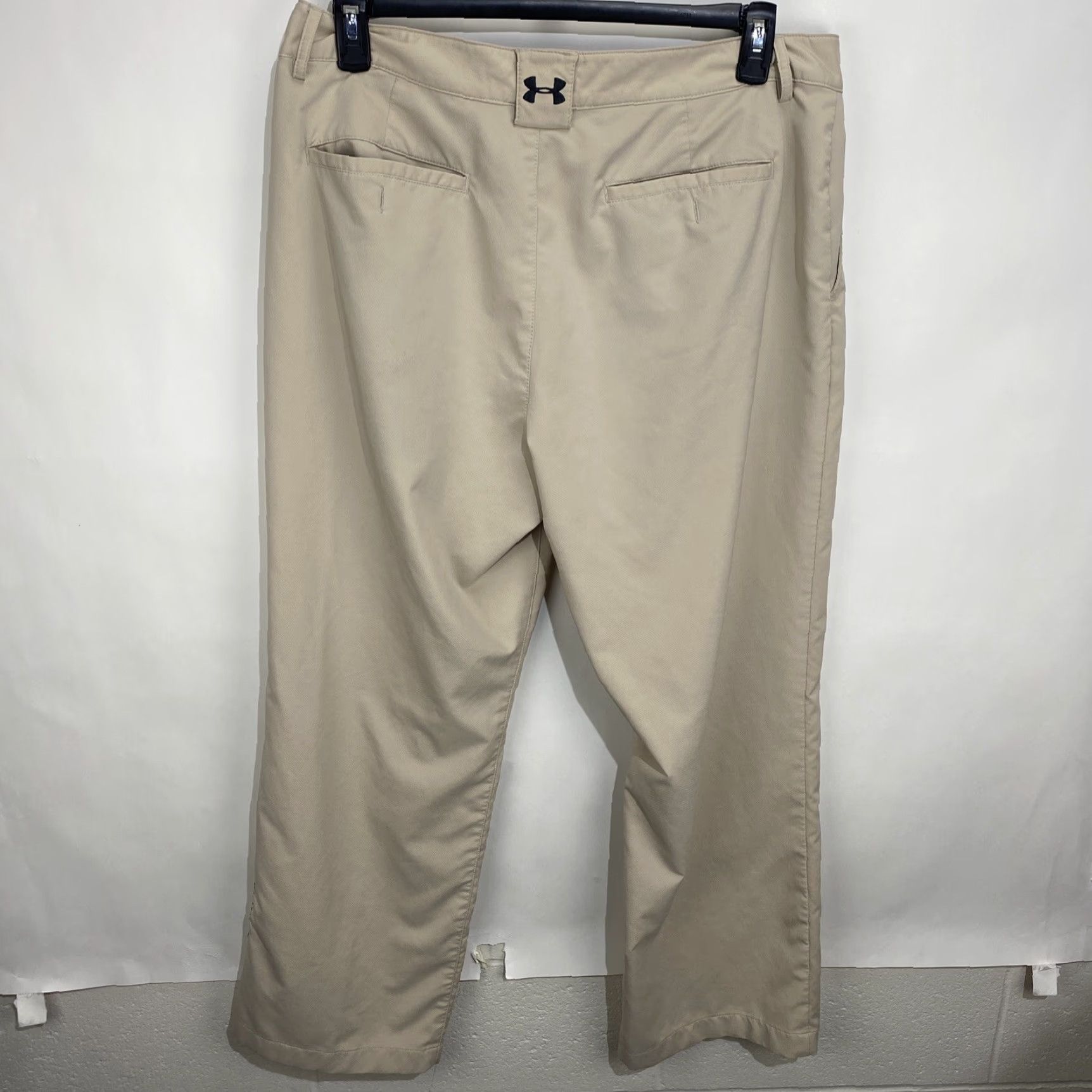 Under Armour Under Armour Pants Coach 5-Pocket Stretch Beig e Tan Regular Men 37x32 Size US 37 - 6 Thumbnail