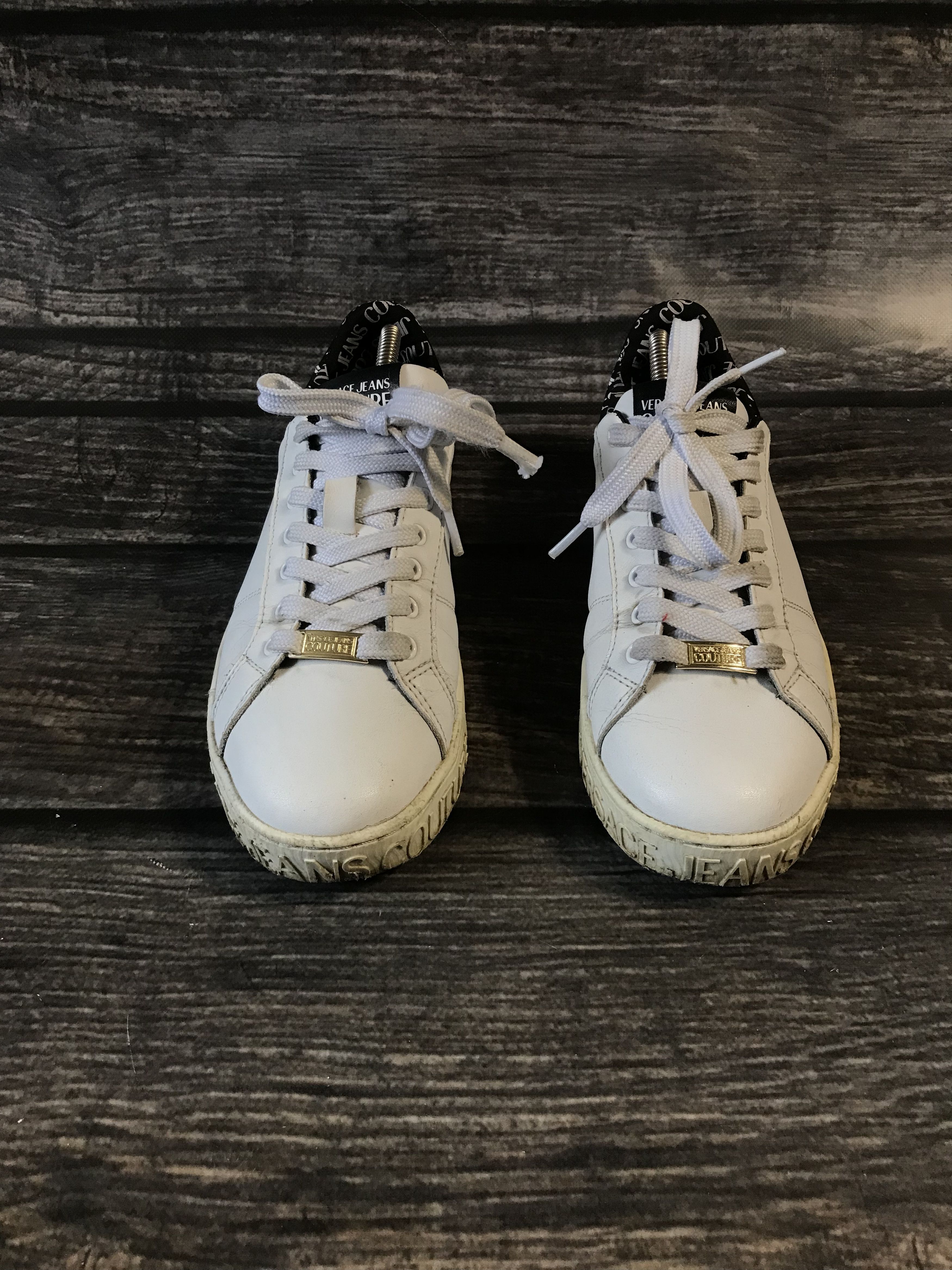 Versace Versace Couture Basic Leather Low Sneakers Size US 8 / EU 41 - 1 Thumbnail