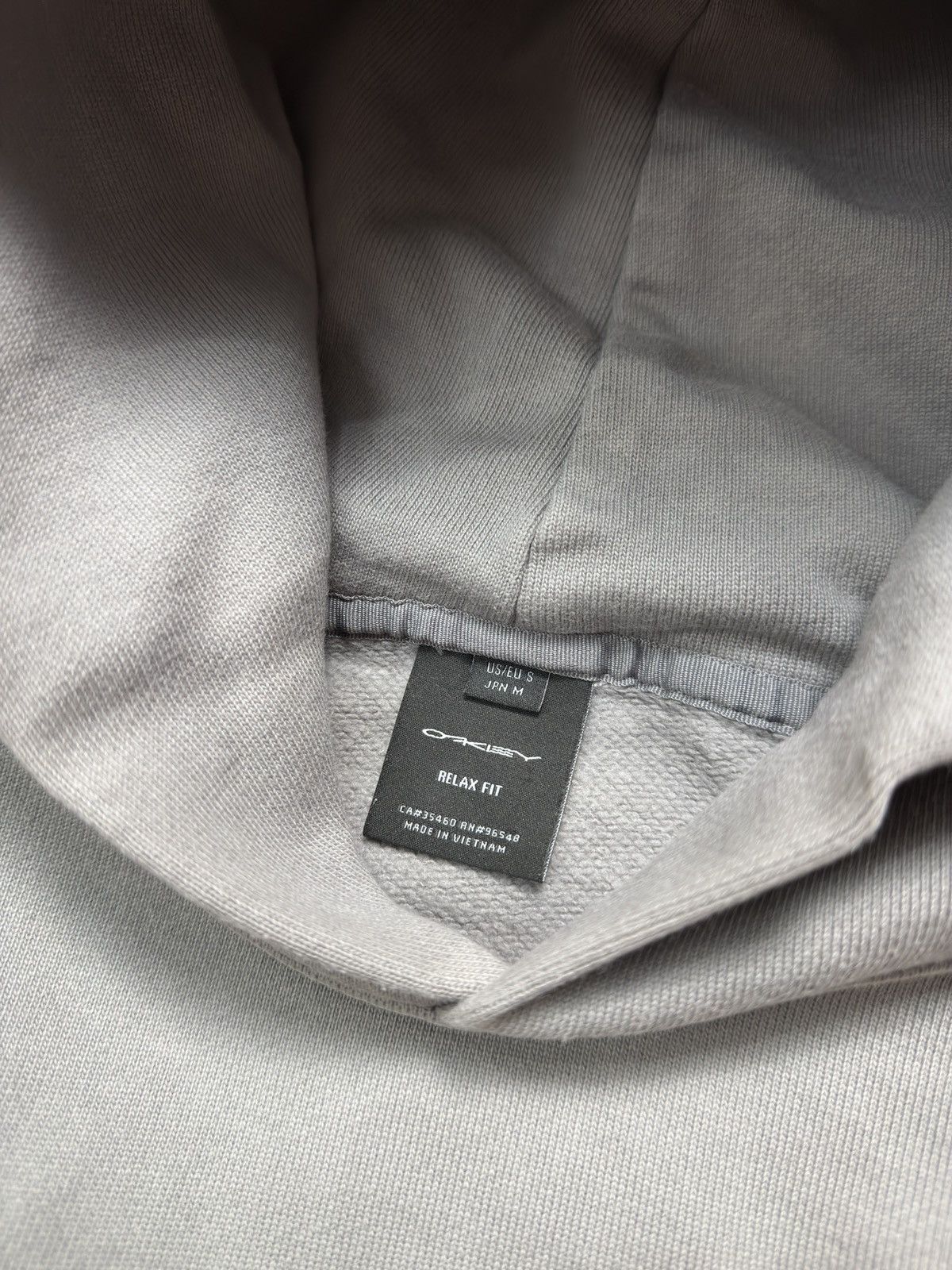 Oakley Oakley Center Logo Embroidered Relax Fit Hoodie Grey Size US S / EU 44-46 / 1 - 6 Thumbnail