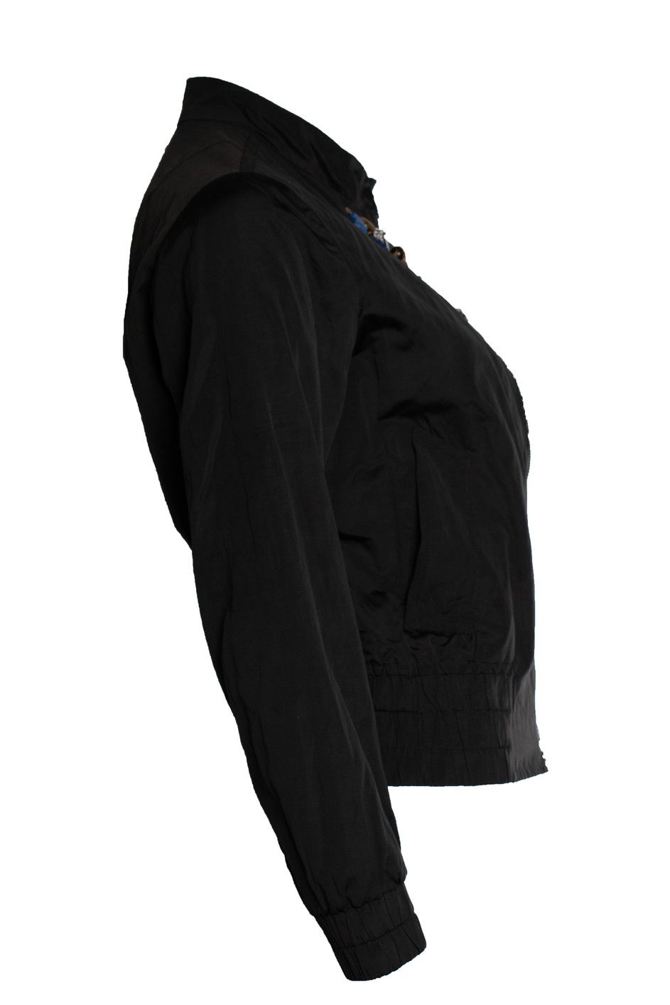 Dries Van Noten Dries van Noten, black embellished bomber jacket Size M / US 6-8 / IT 42-44 - 3 Thumbnail