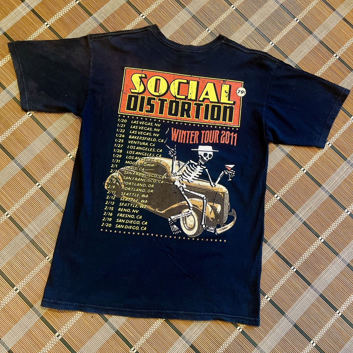 Band Tees × Vintage Social Distortion Winter Tour 2011 🚬💀🎩🍷 Size US M / EU 48-50 / 2 - 4 Thumbnail