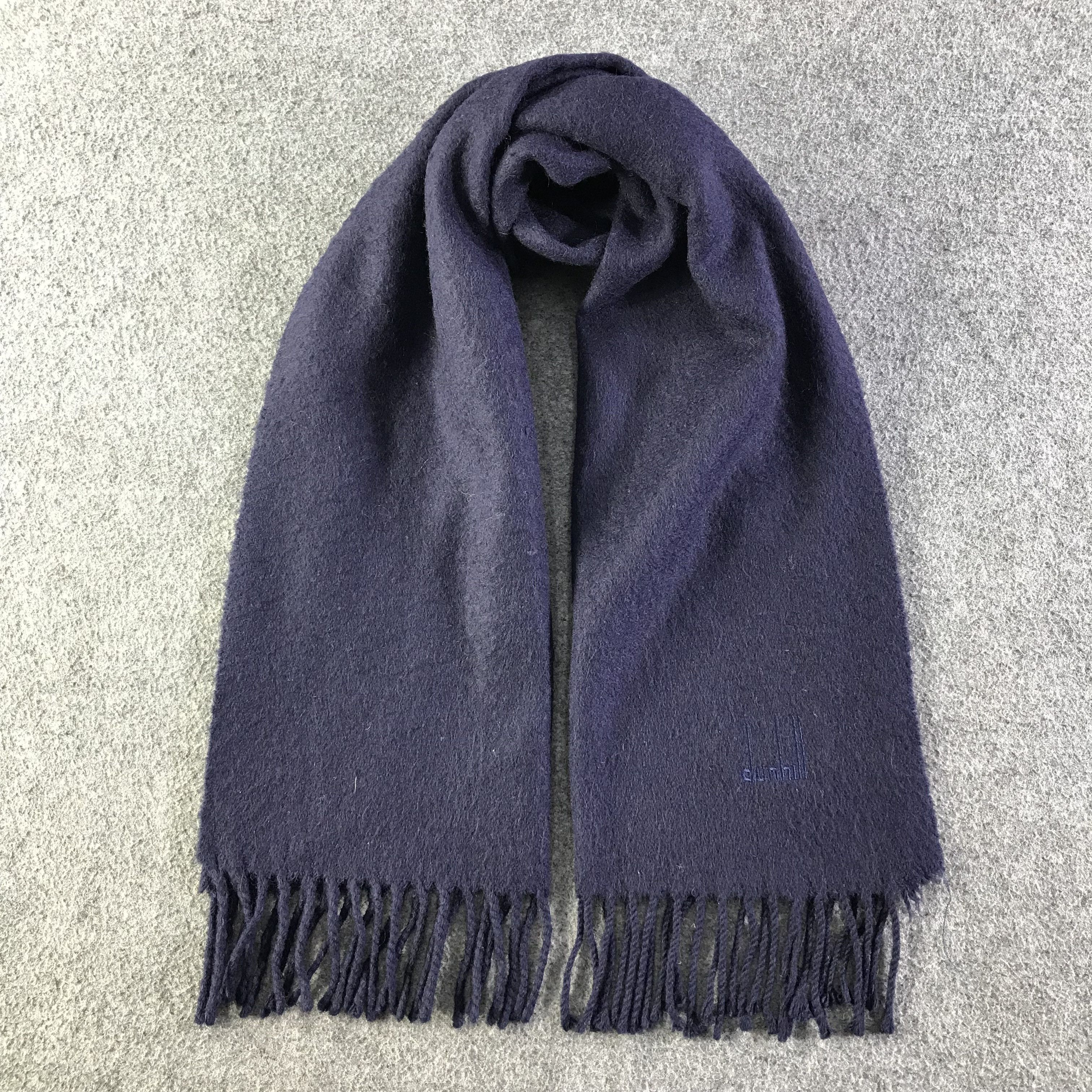 Alfred Dunhill Alfred Dunhill Cashmere Scarf / Muffler / Neckwear SS1451 Size ONE SIZE - 1 Thumbnail