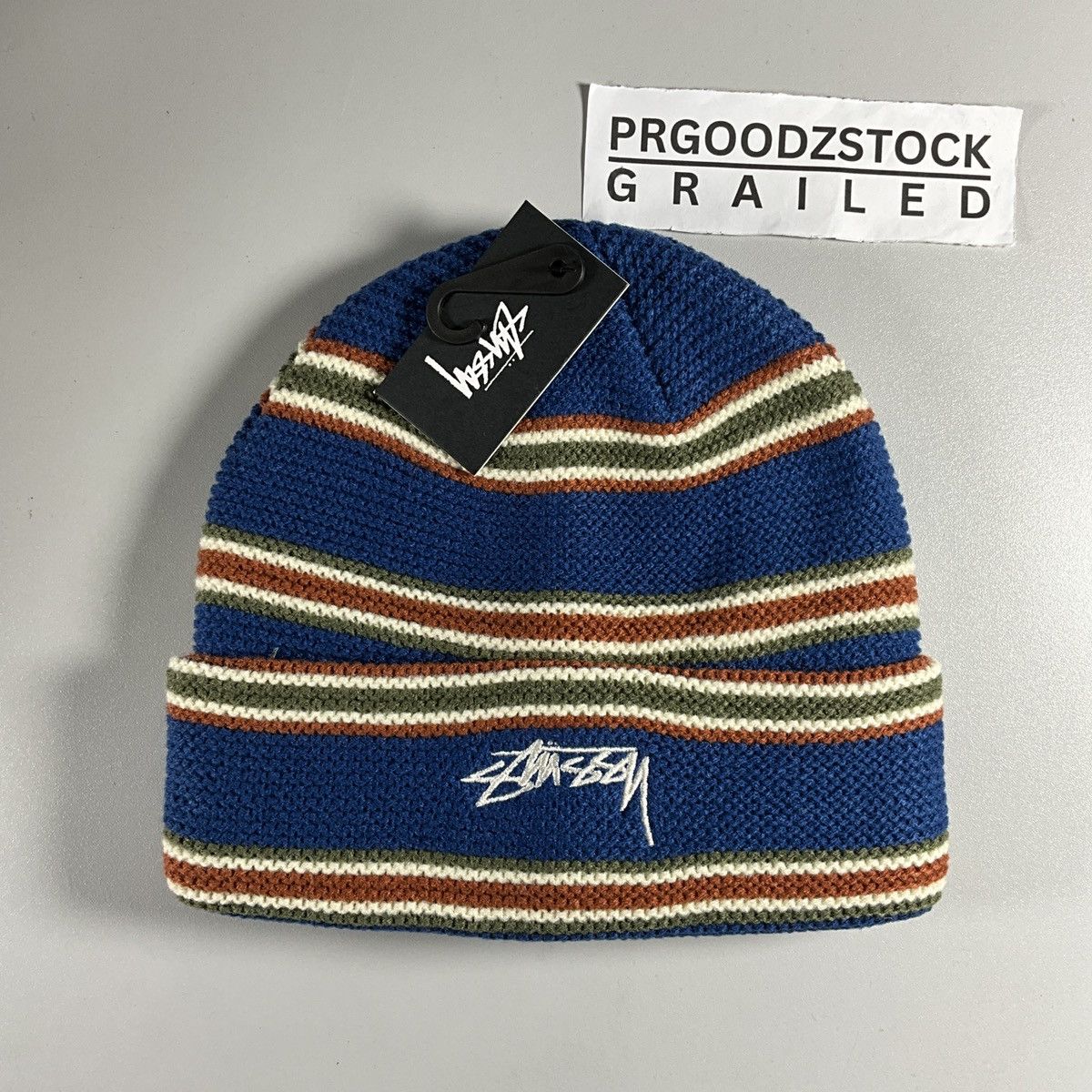 Other Stussy cuff beanie - blue Size ONE SIZE - 2 Thumbnail
