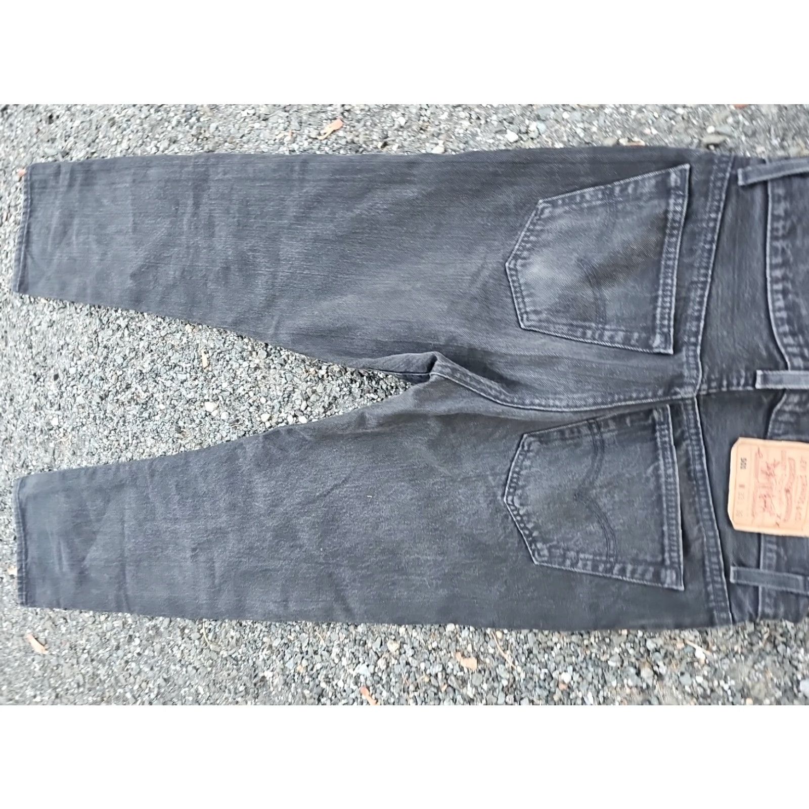 Levi's VINTAGE Levi's 501 Jeans Mens Size 33x30 Black Denim Straight 1990s USA Made Size 33 Inseam 30 Size US 33 - 5 Thumbnail