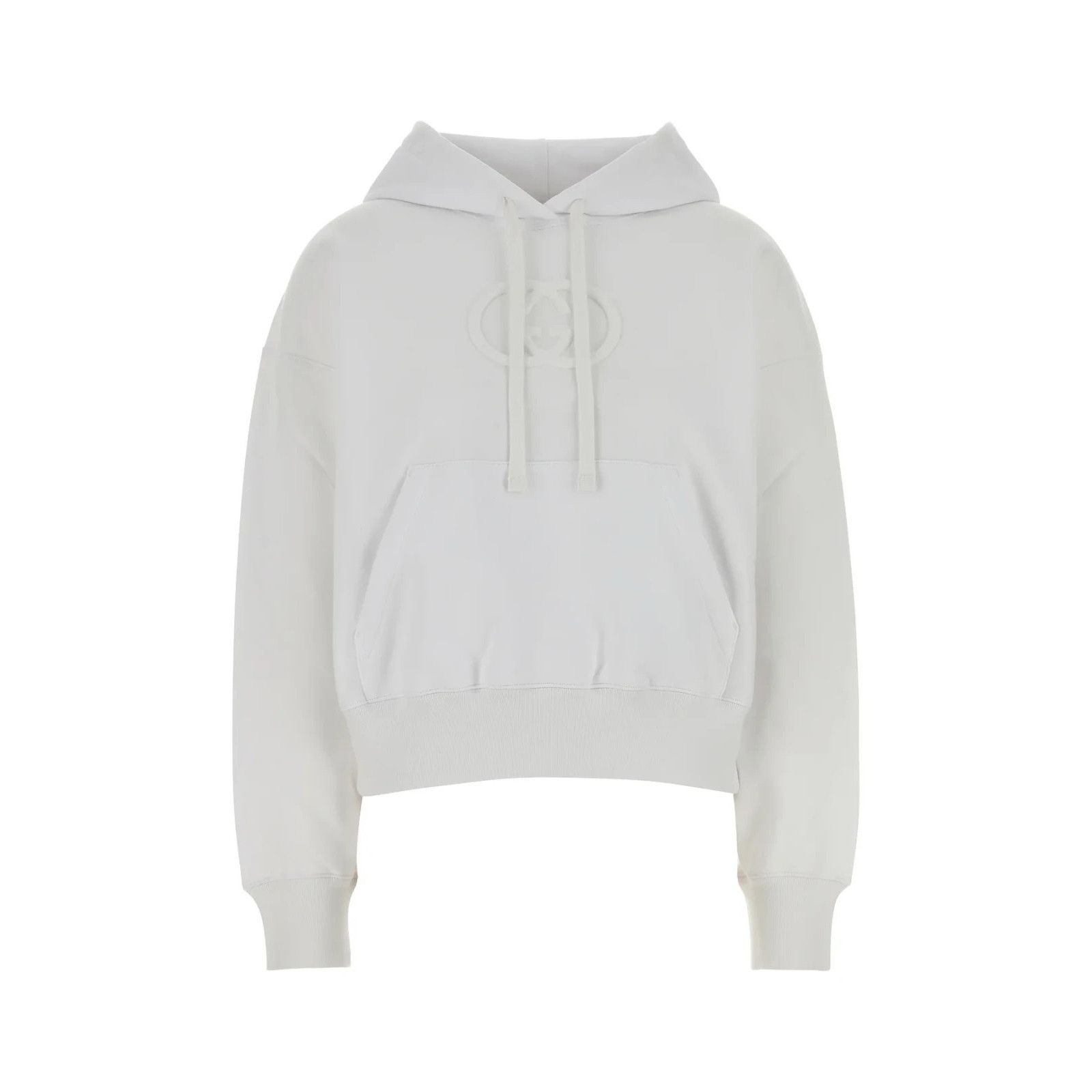 GUCCI White Cotton Oversize Sweatshirt New & Authentic (Wome