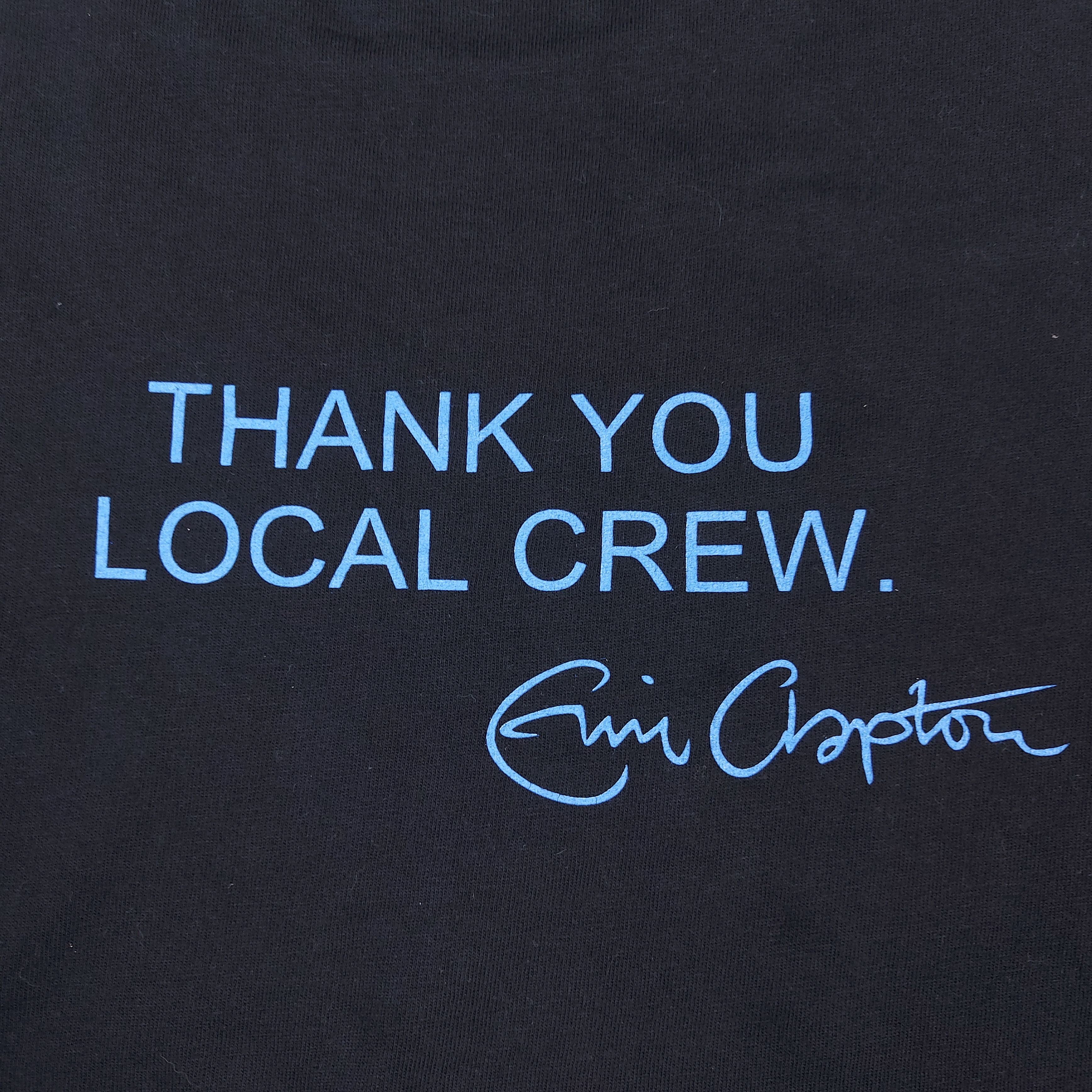 Band Tees Vintage 2001 Eric Clapton World Tour Local Crew TEE Size US XL / EU 56 / 4 - 5 Thumbnail
