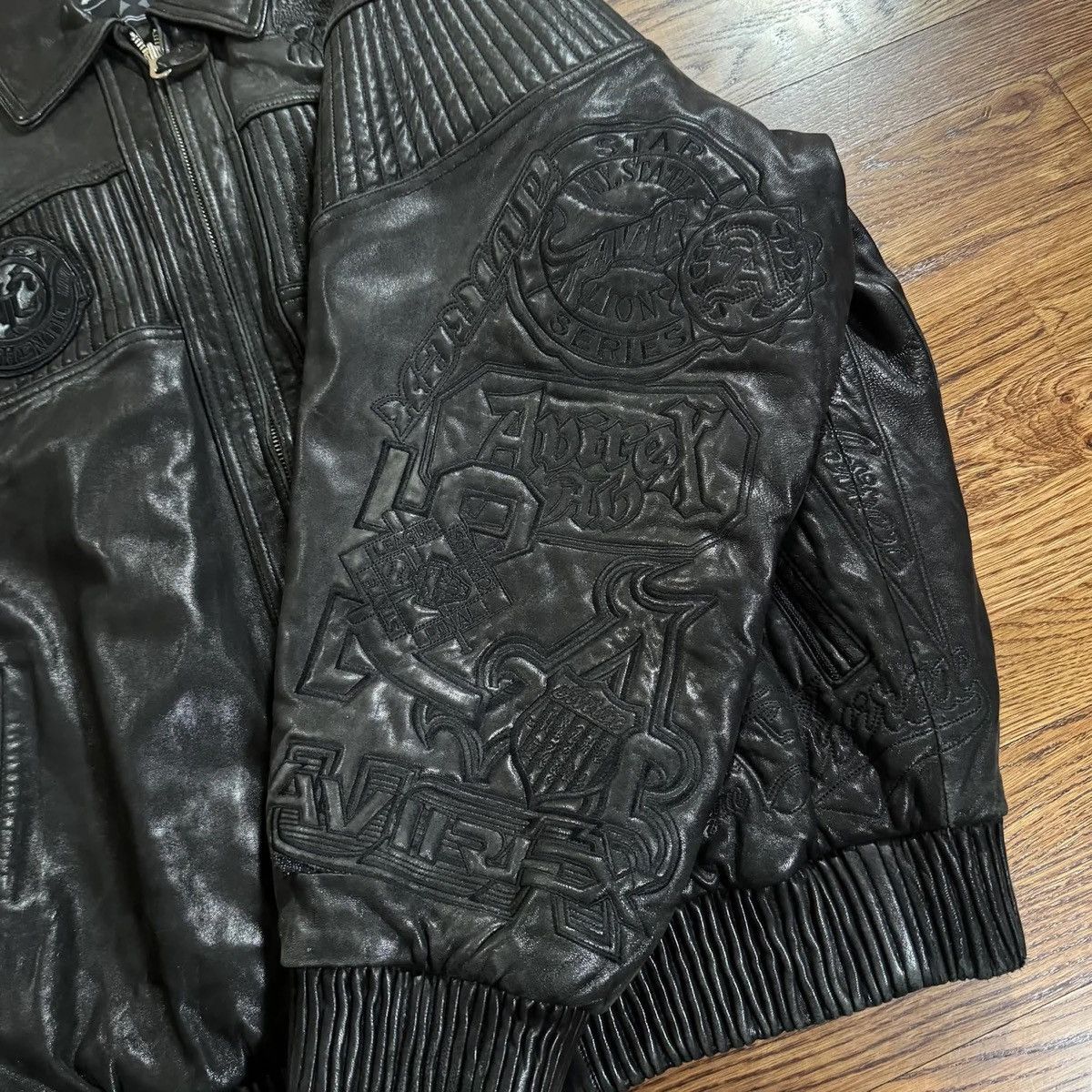 Avirex Vintage Avirex Leather Jacket (Size XXXL) Size US XXL / EU 58 / 5 - 2 Thumbnail