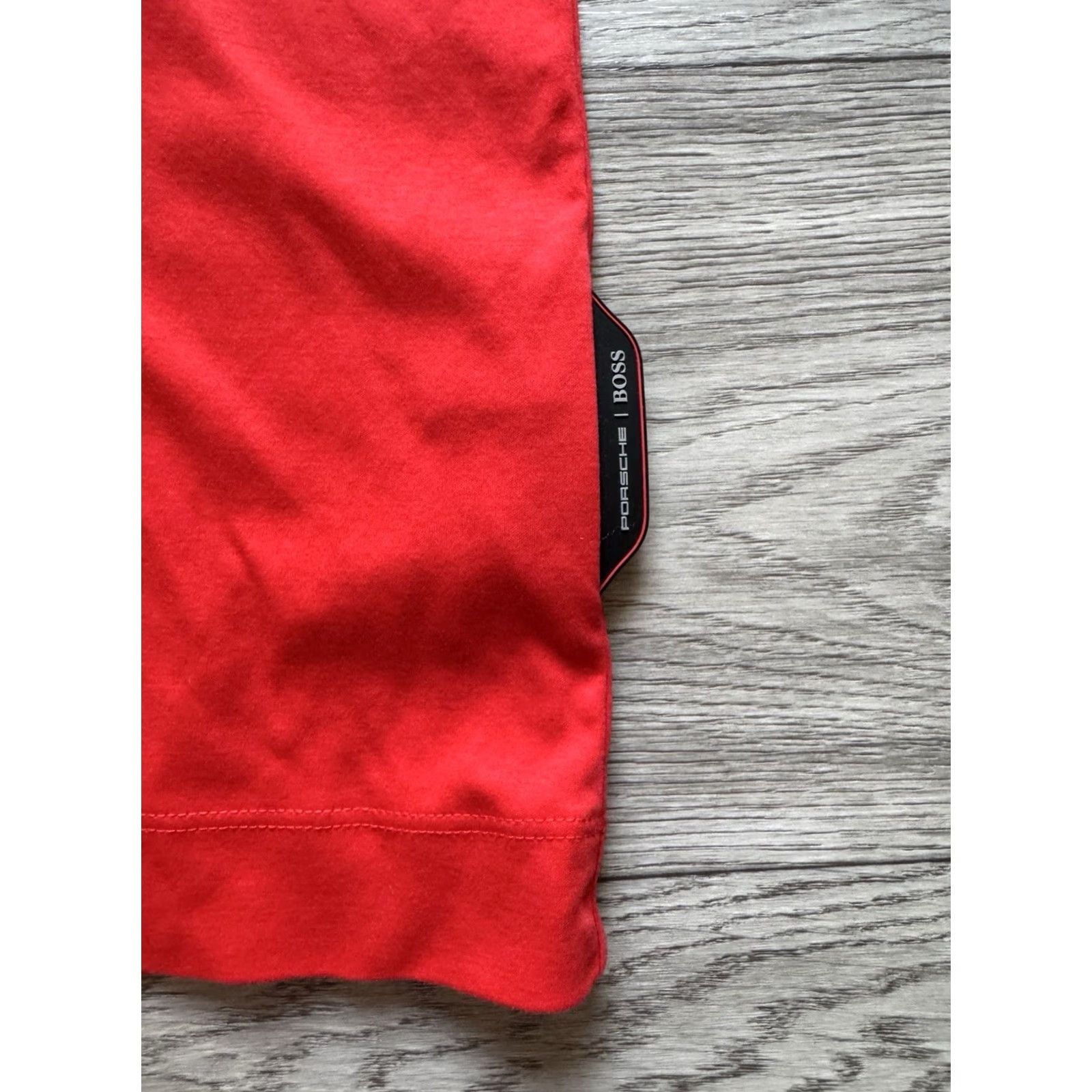 Hugo Boss HUGO BOSS Polo Shirt Men 3XL Red Slim Fit Mercerised Porsche Logo Polo Slimming Logo Red Mens 3XL Size US XXL / EU 58 / 5 - 3 Thumbnail