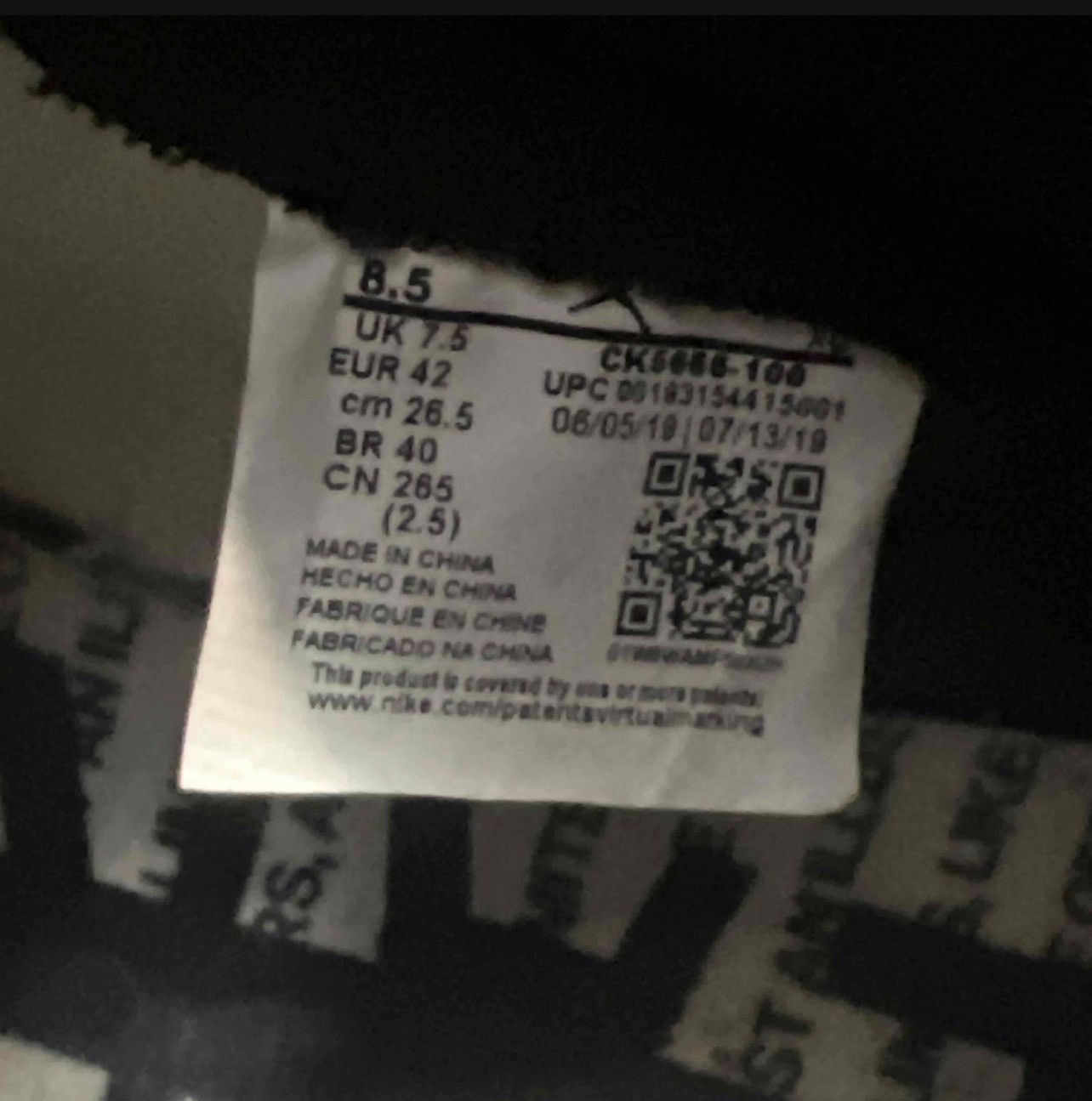 Jordan Brand Jordan 1 Retro High OG ‘Fearless’ Size 8.5 Worn Once No Box Size US 8.5 / EU 41-42 - 6 Thumbnail