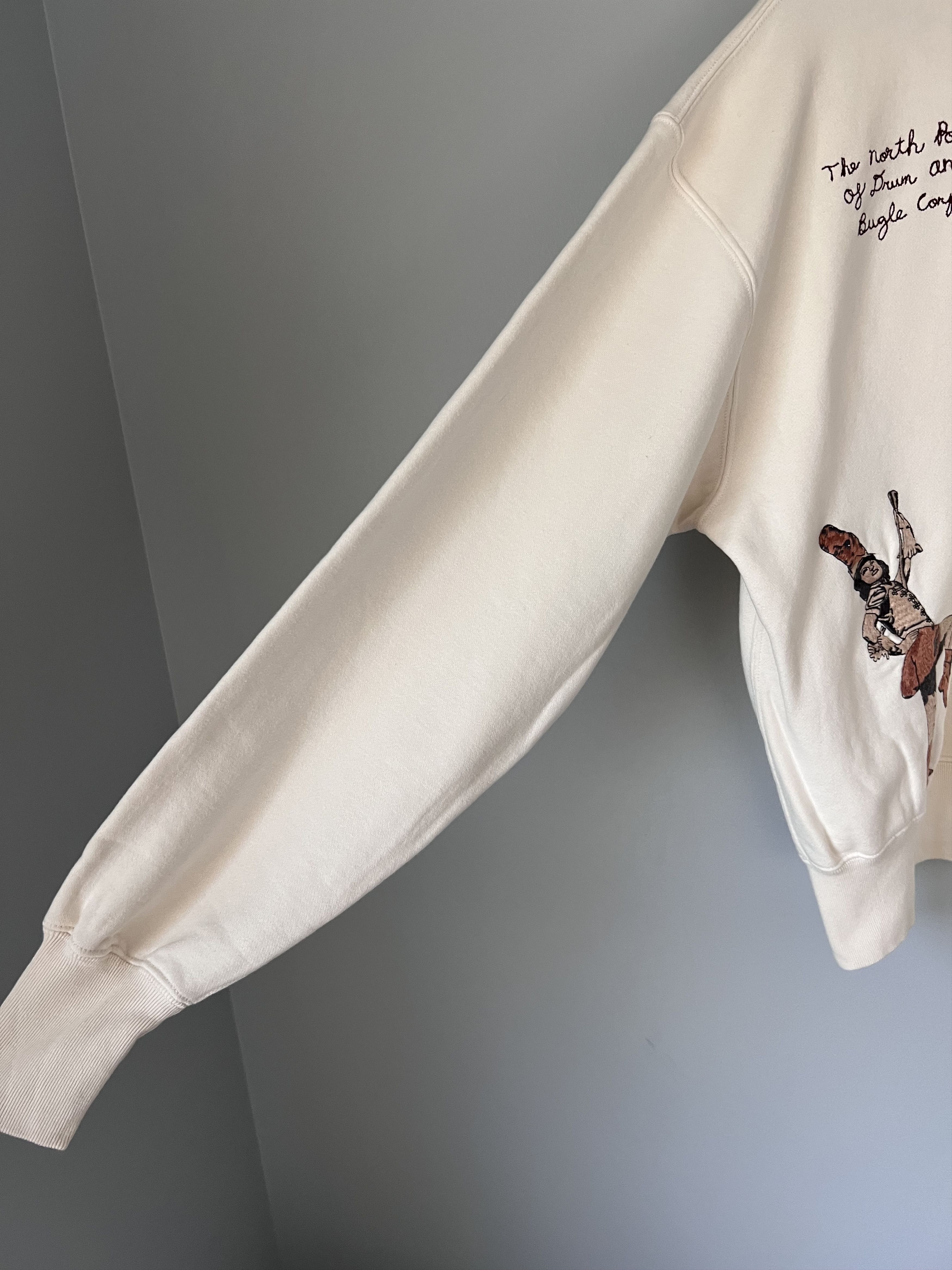 Samuel Zelig Samuel Zelig Marching Band Crewneck Sweatshirt in White Size US L / EU 52-54 / 3 - 4 Thumbnail