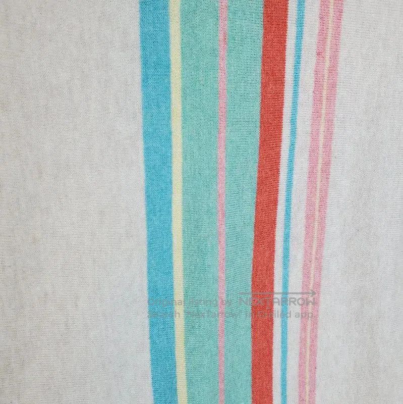 Burberry Burberry Summer Beige Cotton Striped Knit Top. Size M / US 6-8 / IT 42-44 - 8 Thumbnail