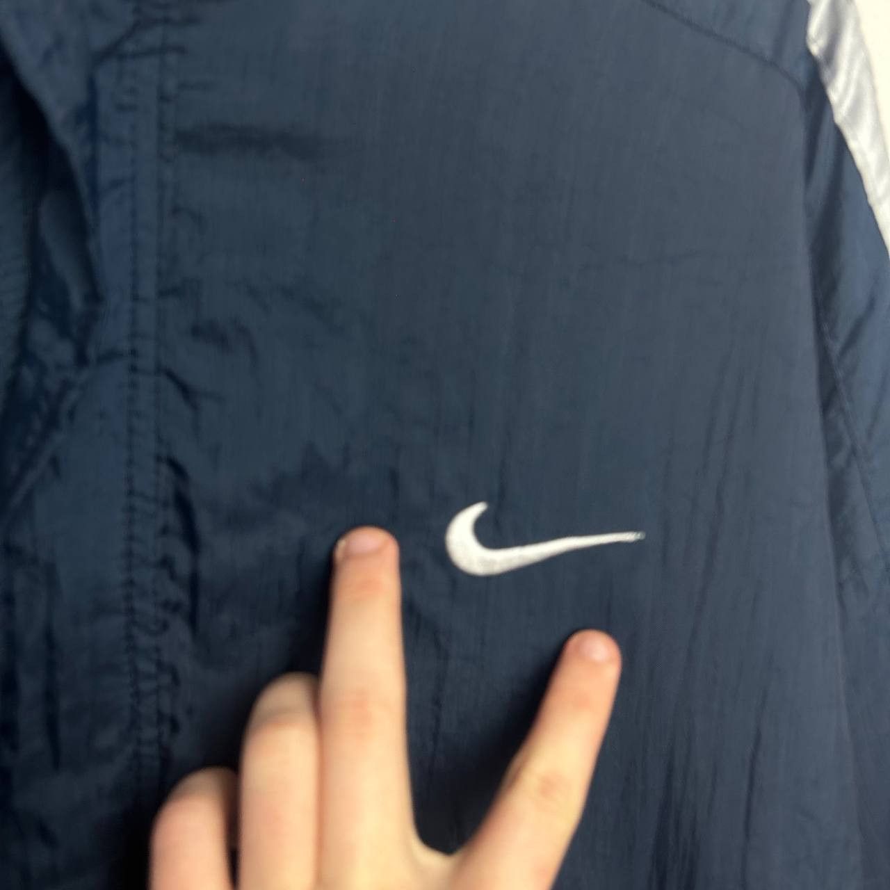 Nike Vintage Nike Small swoosh nylon 90s streetwear jacket Size US XL / EU 56 / 4 - 3 Thumbnail