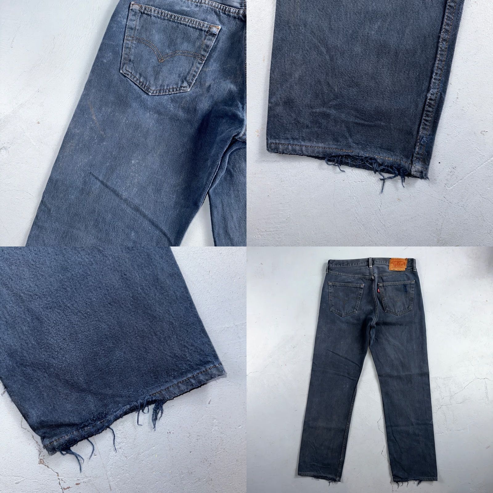 Levi's VINTAGE Levi's 501 Jeans USA 90s Straight Leg Blue 33x30 Regular Mens Authentic Denim Sustainable Comfort Size US 33 - 11 Thumbnail