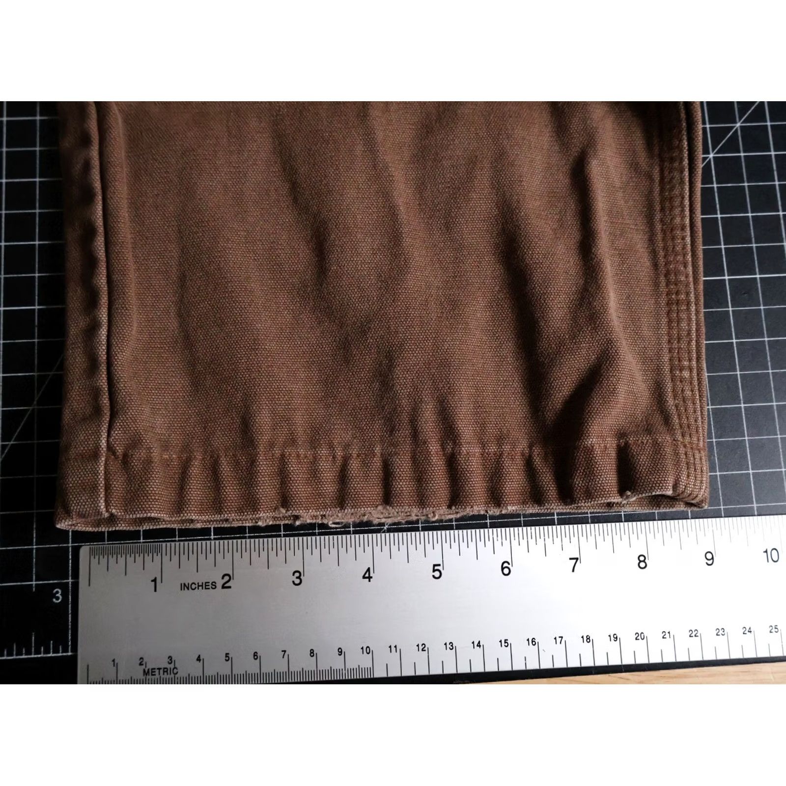 Dickies Dickies Carpenter Pants Men's 37 x 30 Brown Cotton Canvas Workwear Utility Pockets Belt Loops Straight Leg Regular Size 37 Mens Size US 36 / EU 52 - 7 Thumbnail