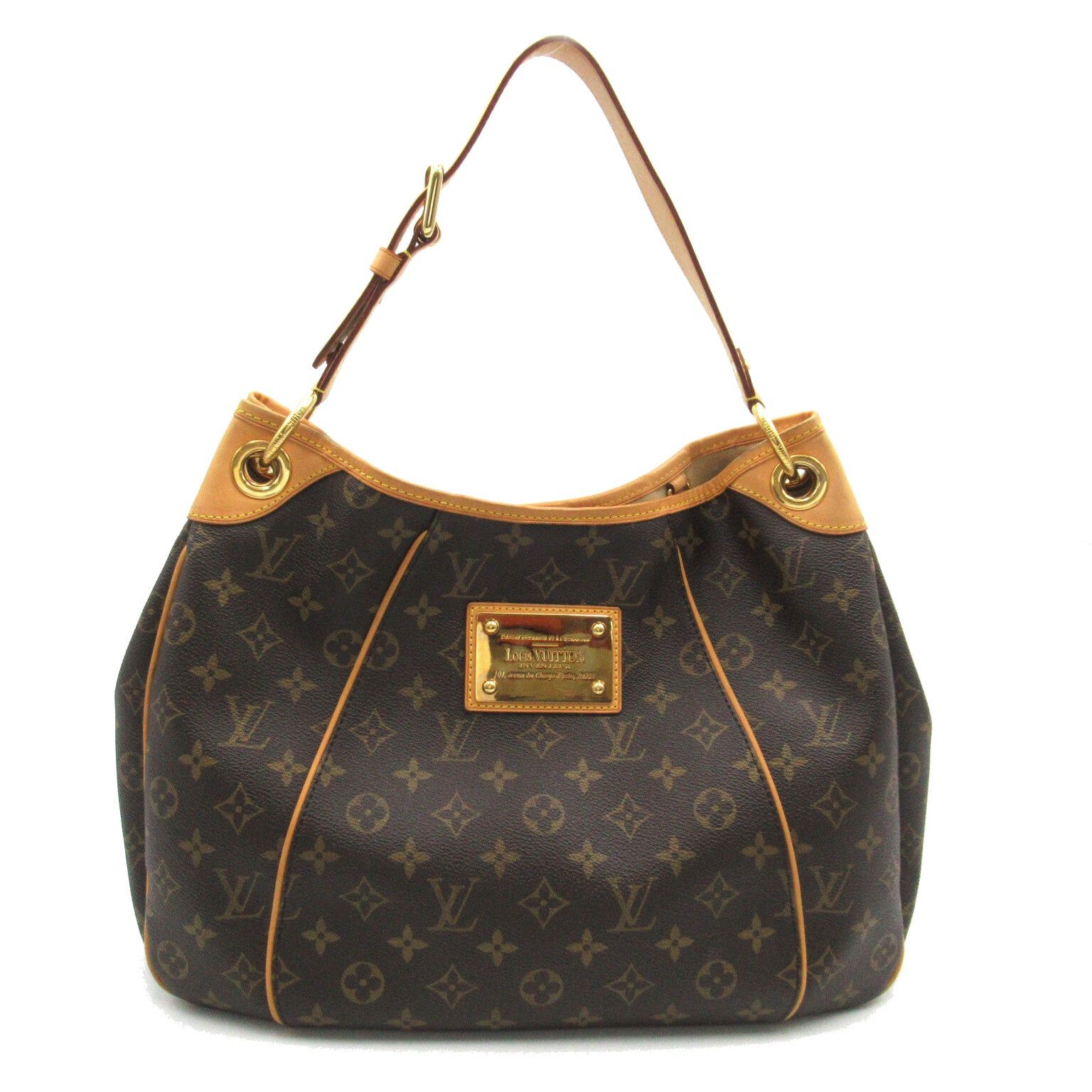 Louis Vuitton Louis Vuitton Galliera Pm Shoulder Bag Coated Canvas Monogram Brown Size ONE SIZE - 1 Thumbnail