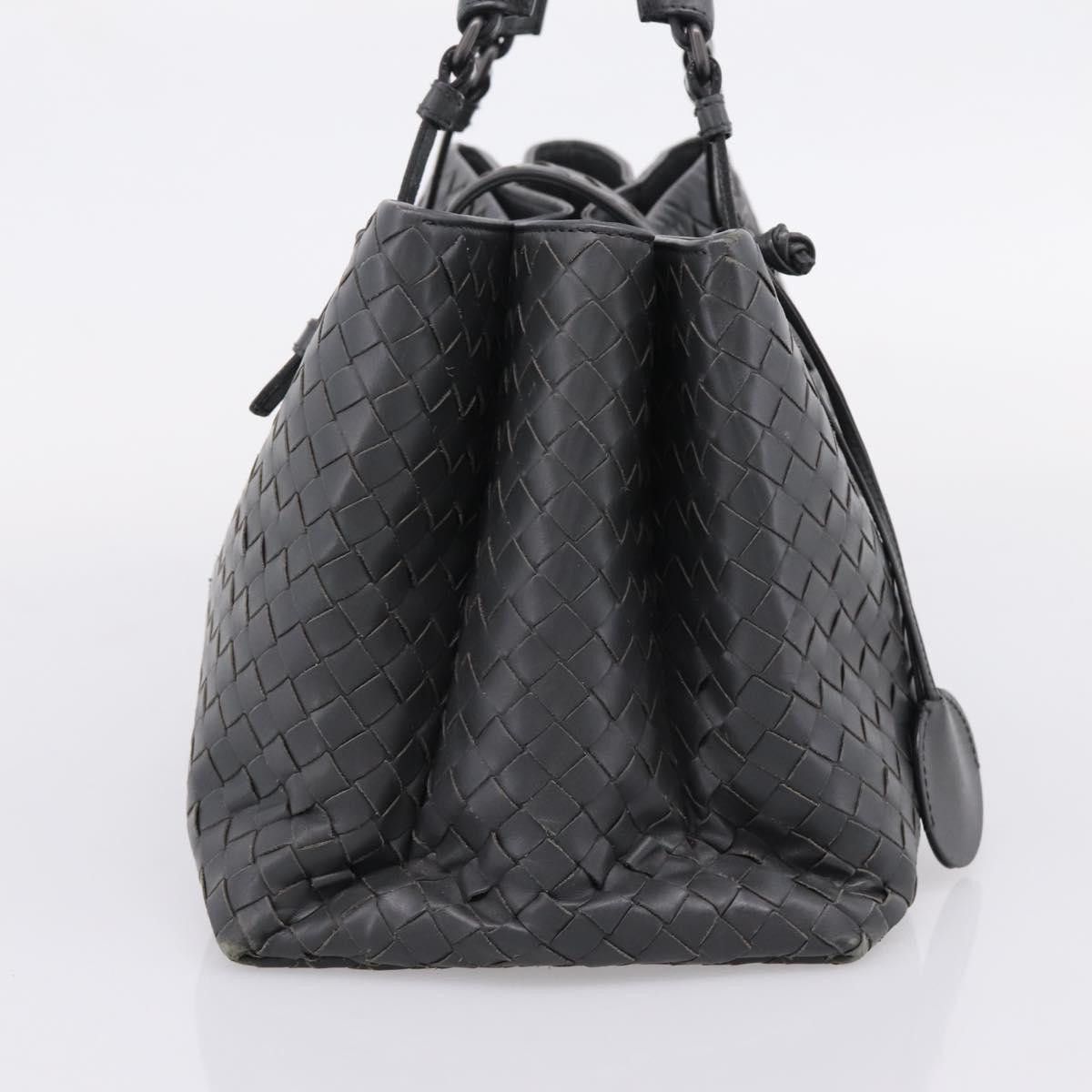 Bottega Veneta Bottega Veneta INTRECCIATO Hand Bag Leather Gray Auth Size ONE SIZE - 3 Thumbnail