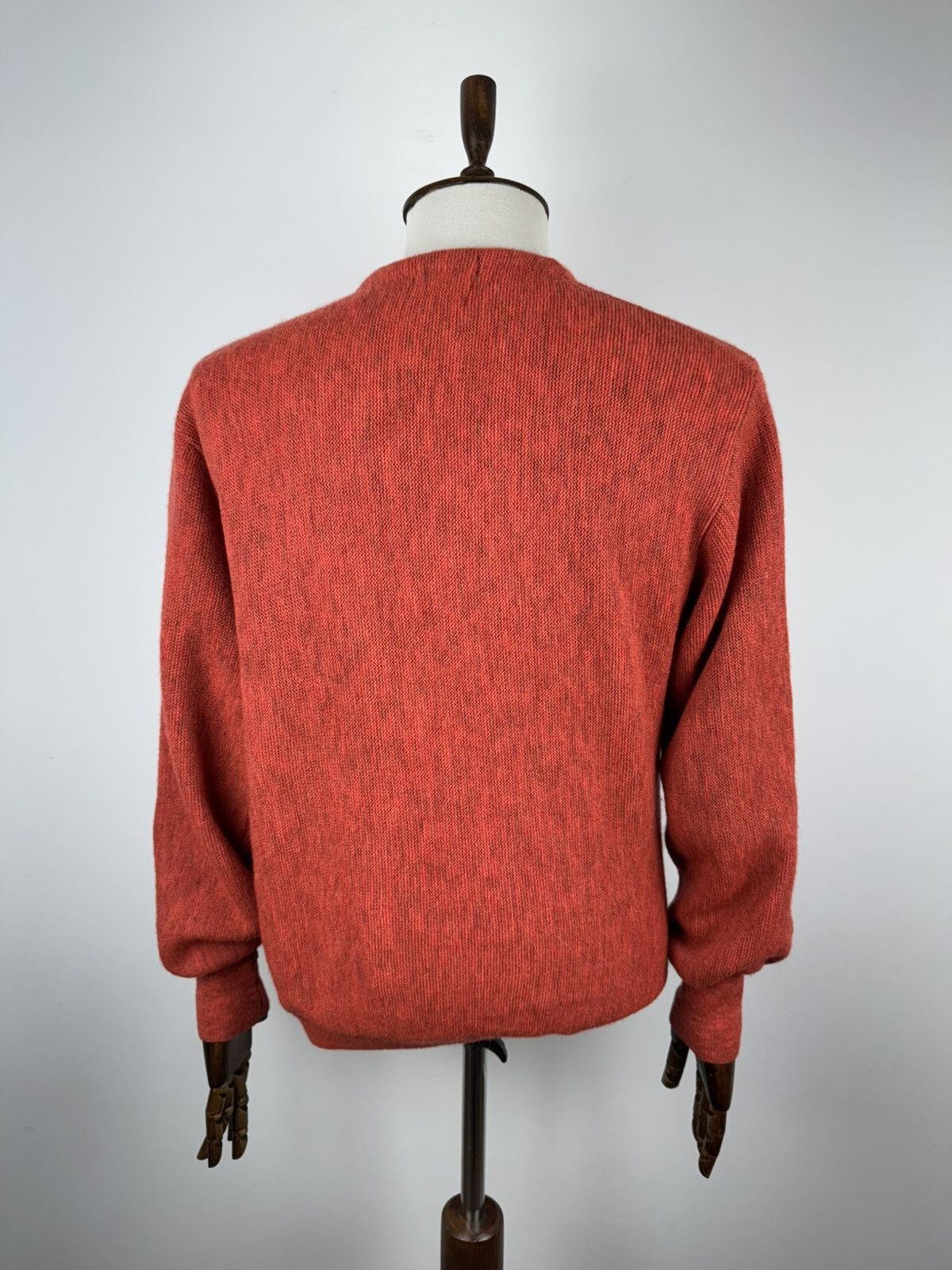 Original Montgomery × Vintage Men’s Vintage BRENT Montgomery Orange Cardigan Sweater L Size US L / EU 52-54 / 3 - 3 Thumbnail
