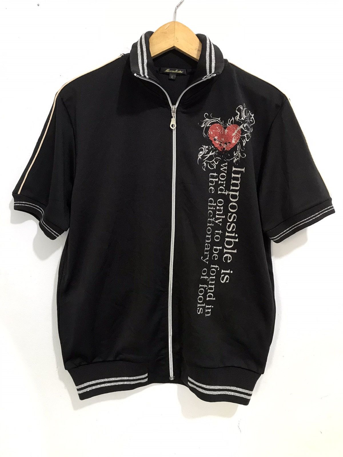If Six Was Nine Macalester Poem Track Zip Jacket Gothic ifsix lgb punk style Size US L / EU 52-54 / 3 - 1 Thumbnail