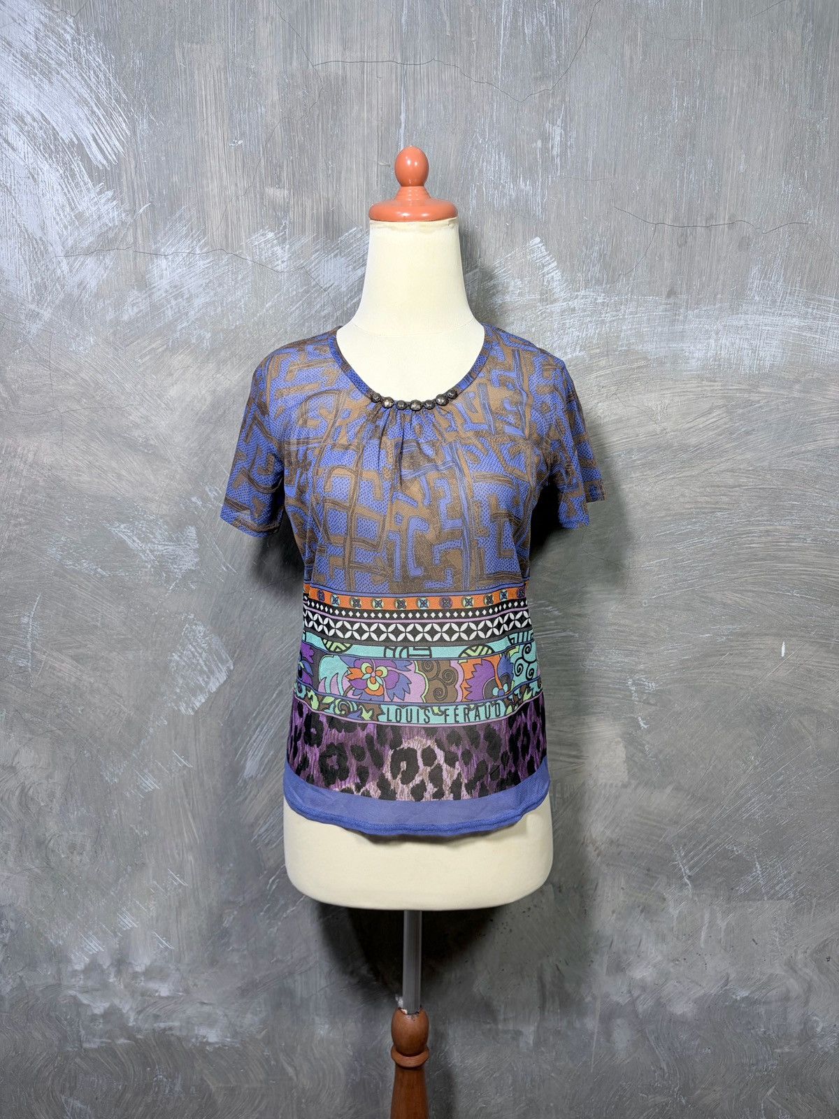 Louis Feraud Louis Feraud Women Mesh Tops Size S / US 4 / IT 40 - 1 Thumbnail