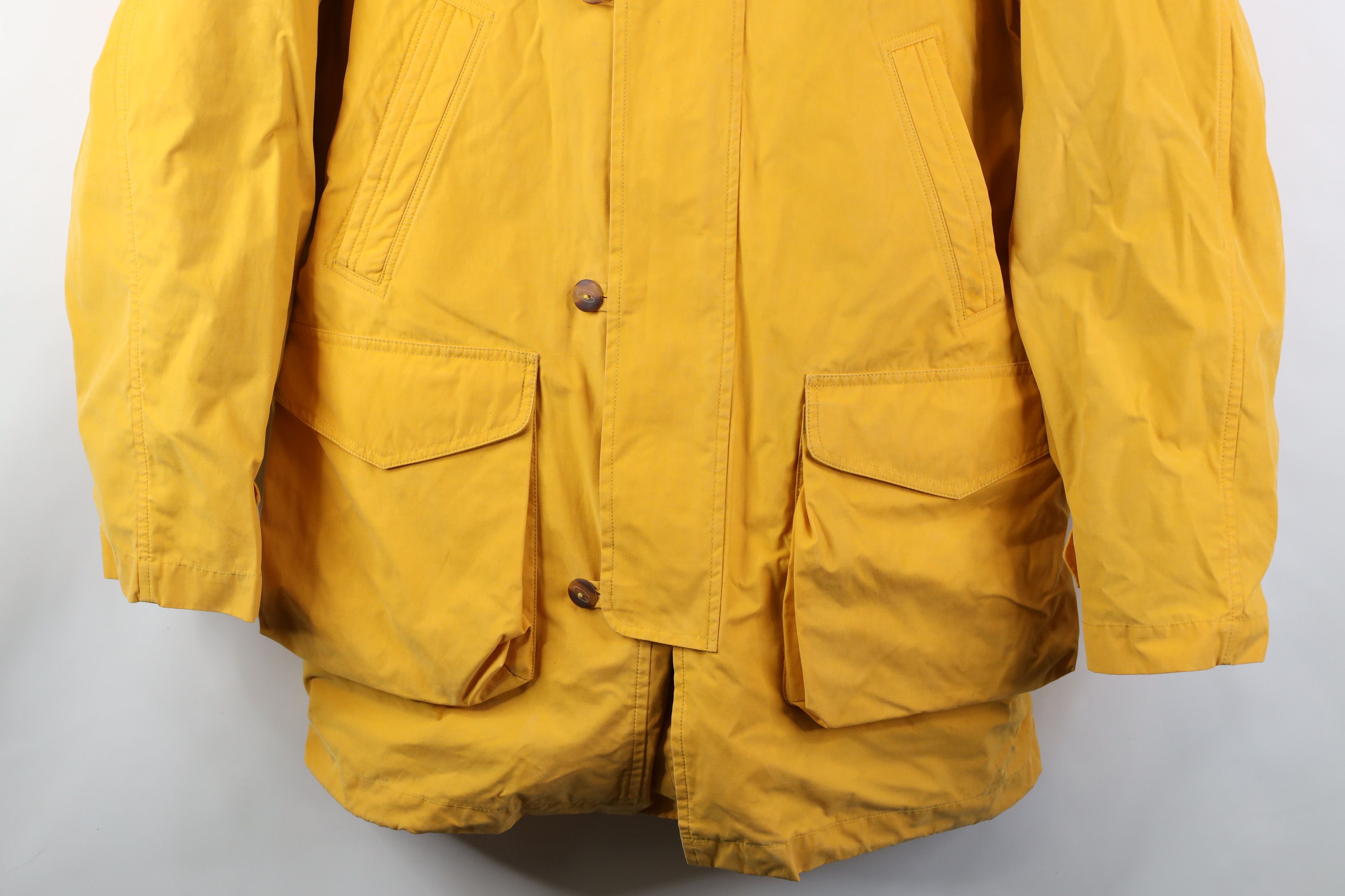 Vintage Vintage 90s Streetwear Pigment Dye Chore Barn Jacket Yellow Size US L / EU 52-54 / 3 - 3 Thumbnail