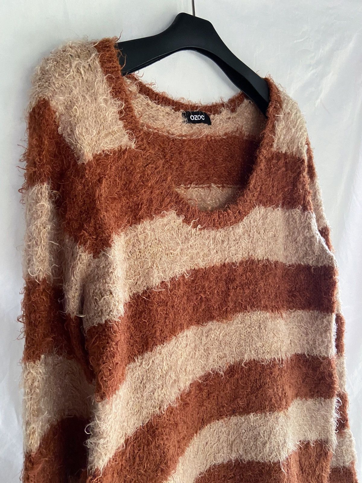 Yasuyuki Ishii OZOC STRIPED KURT COBAIN GRUNGE STYLE KNIT Size US L / EU 52-54 / 3 - 3 Thumbnail