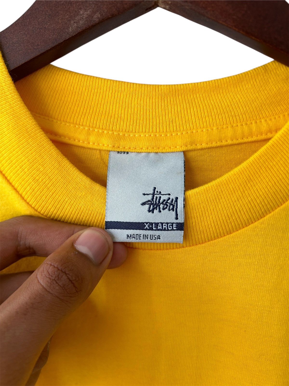 Stussy Vintage 1990s Stussy No4 Center Design Skate Tee Size US XL / EU 56 / 4 - 4 Thumbnail