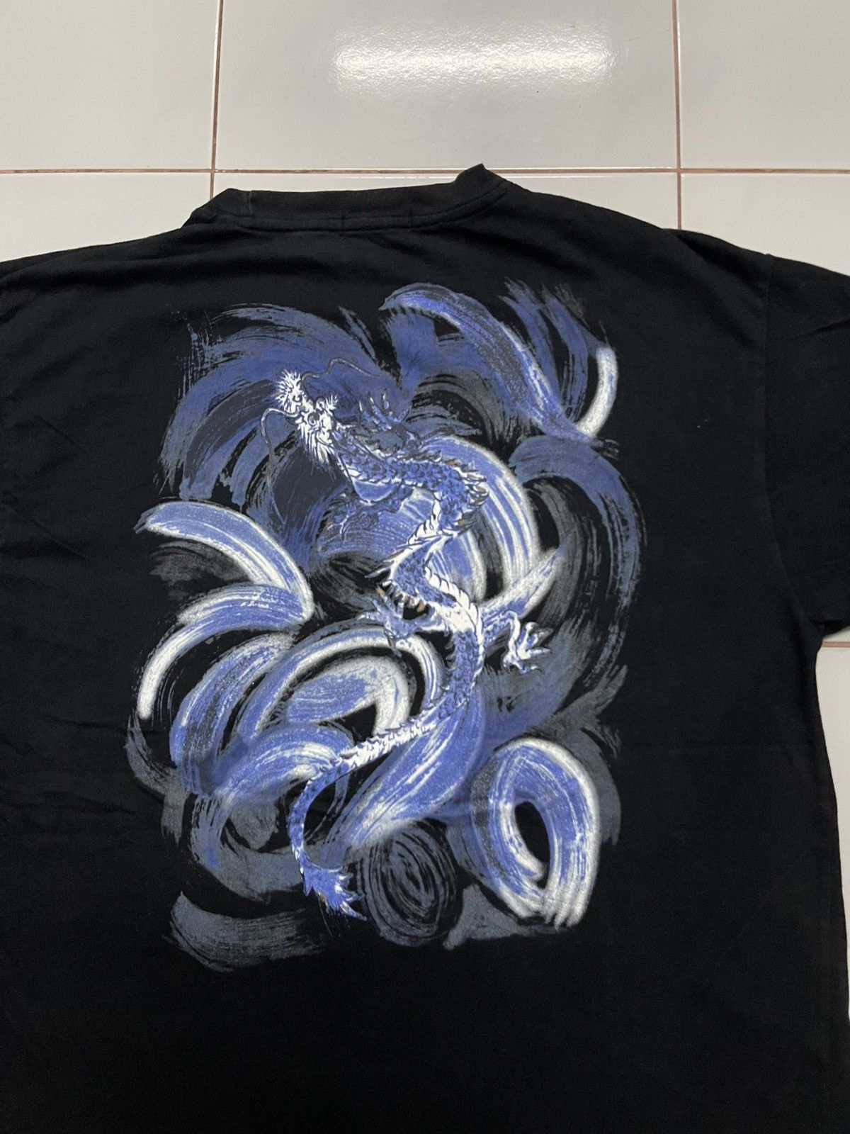 If Six Was Nine × Japanese Brand × Vintage 2000s NYLAUS JEANS SUN FADED TSHIRT RARE DESIGN Size US L / EU 52-54 / 3 - 14 Thumbnail