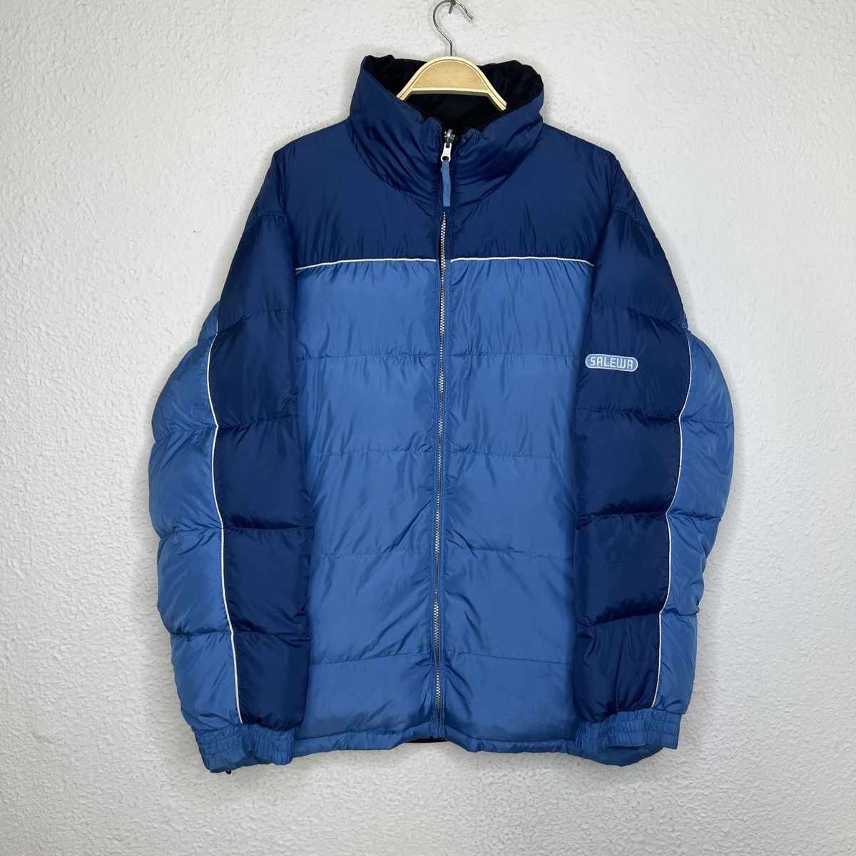 Vintage Vintage Salewa Puffer Goose Down Jacket Winter Mountain Logo Size US XL / EU 56 / 4 - 2 Thumbnail