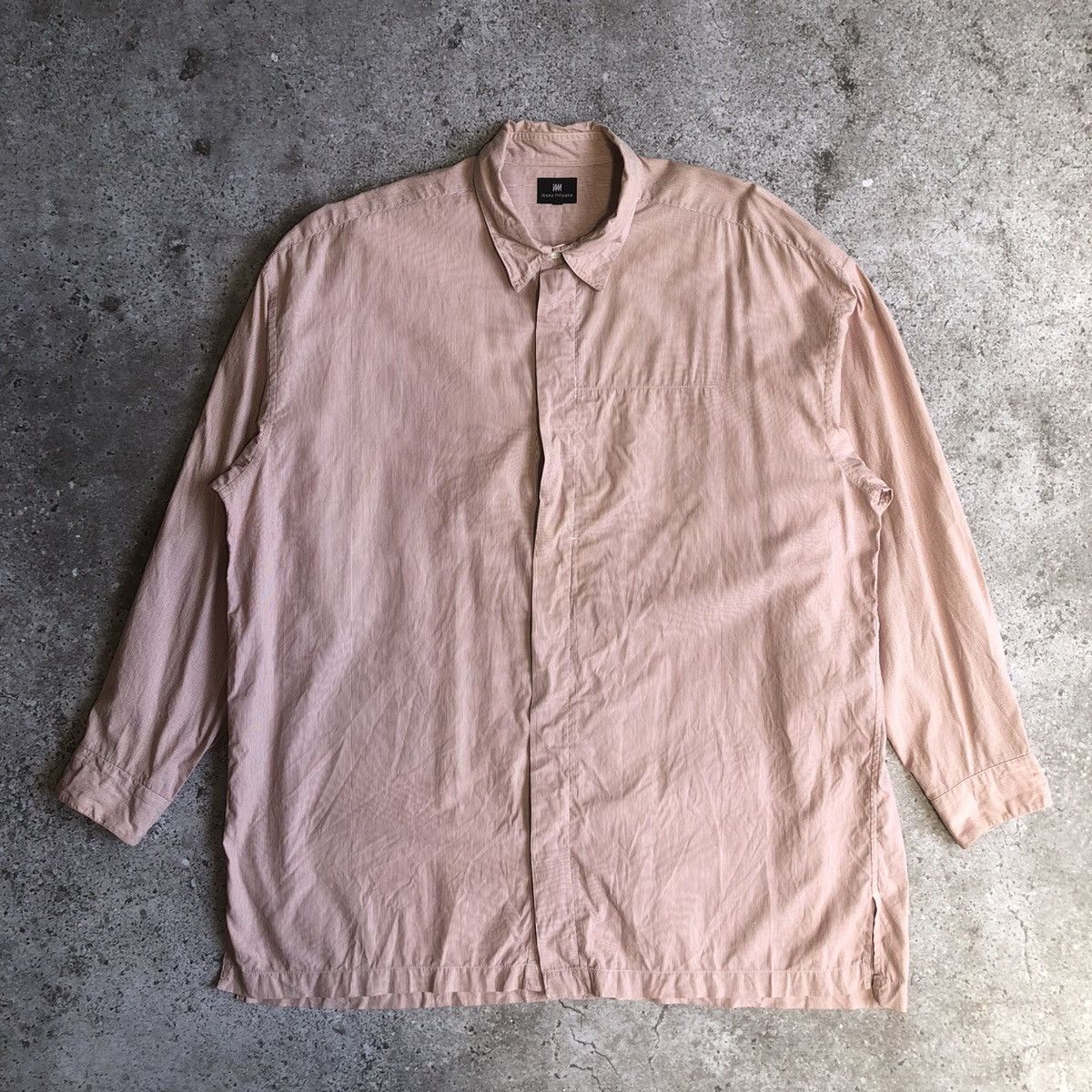 Homme Plisse Issey Miyake × Issey Miyake VTG Issey Miyake Buttonups Hiden Pocket Oversize fit Size US L / EU 52-54 / 3 - 1 Thumbnail
