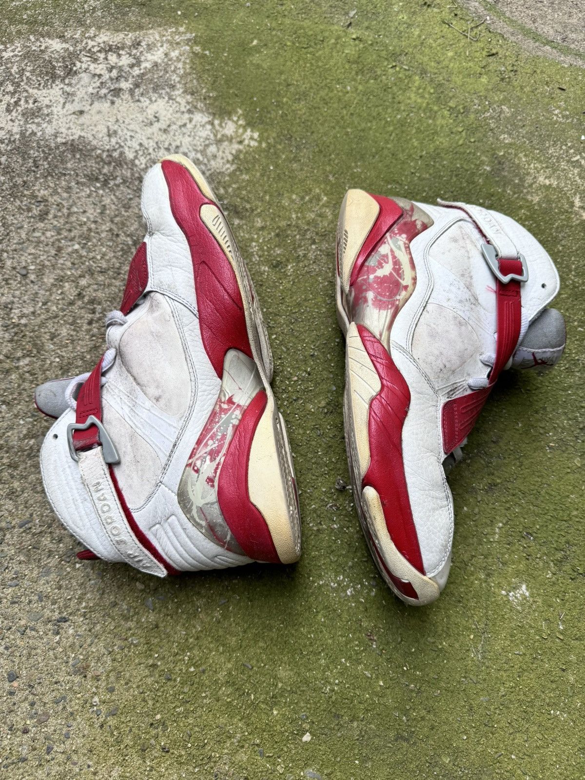Jordan Brand 2011 Nike Air Jordan 8 White Red Sneakers Size US 11 / EU 44 - 7 Thumbnail
