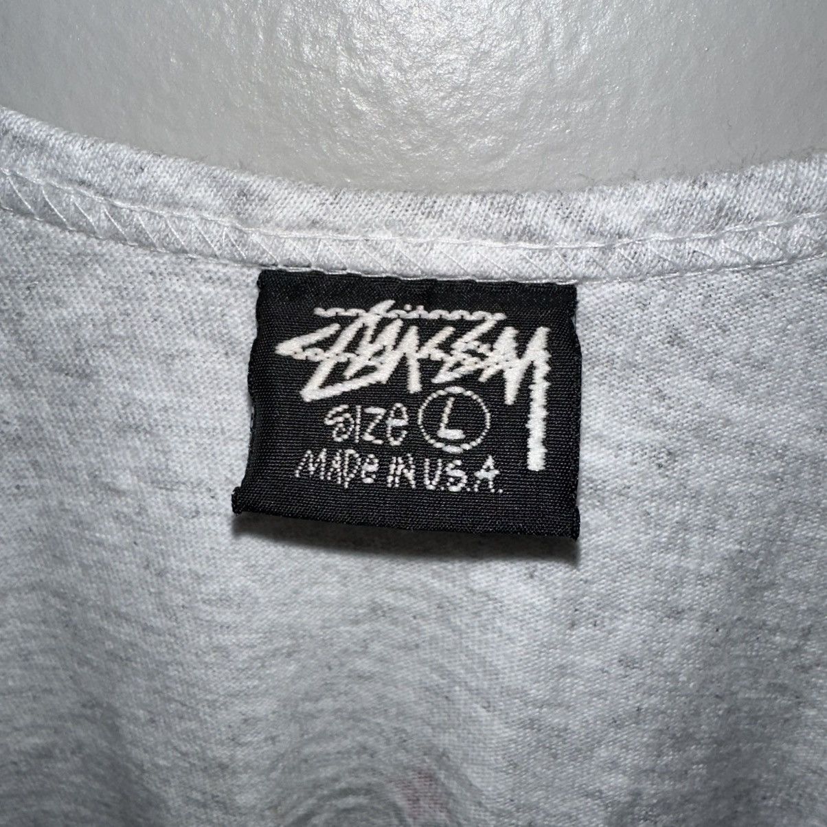Stussy STUSSY Mens Large Gray Tank Top Feelin Irie Graphic Vintage Size US L / EU 52-54 / 3 - 4 Thumbnail