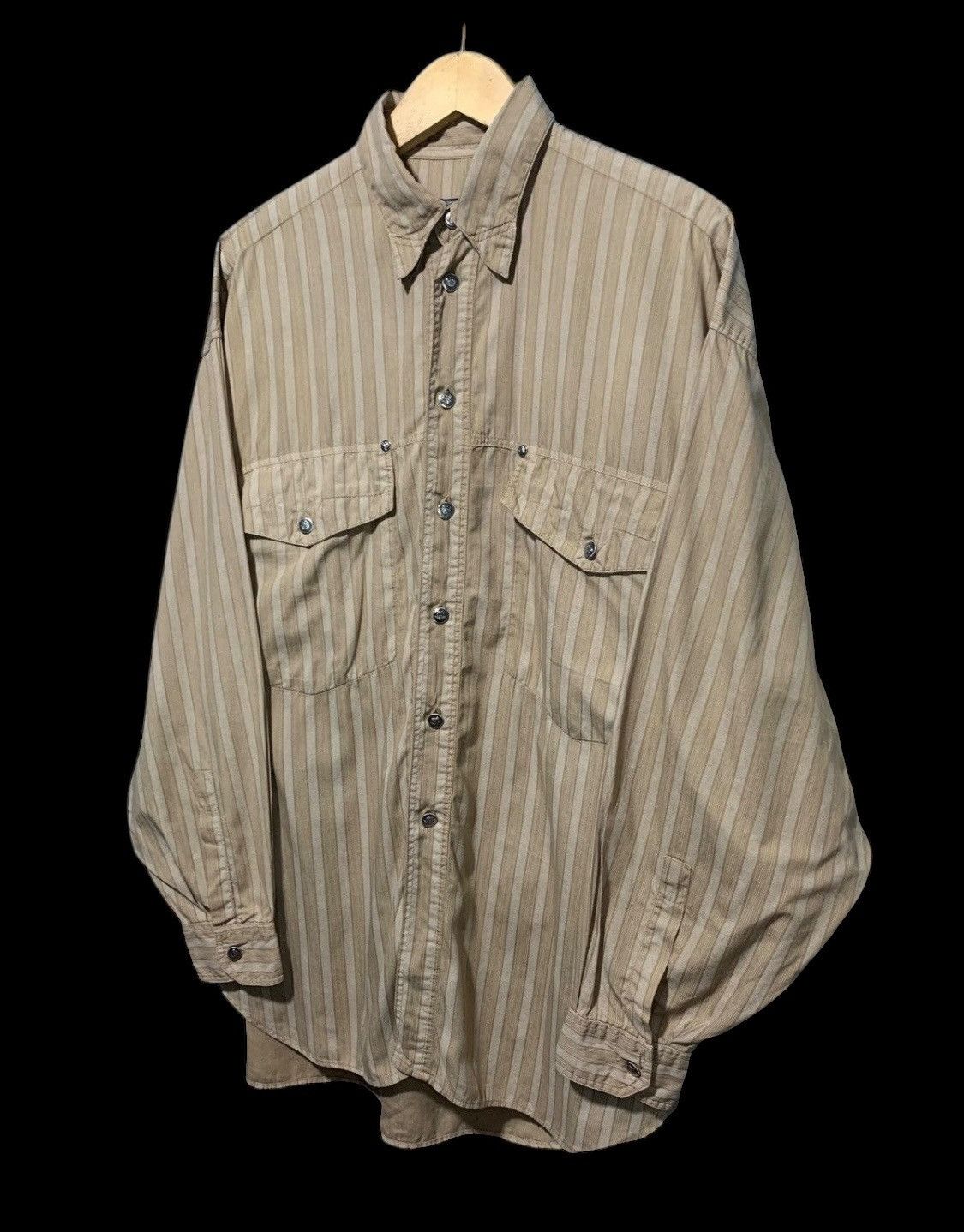 Versace 🔥Versace striped button down shirt Size US L / EU 52-54 / 3 - 2 Thumbnail