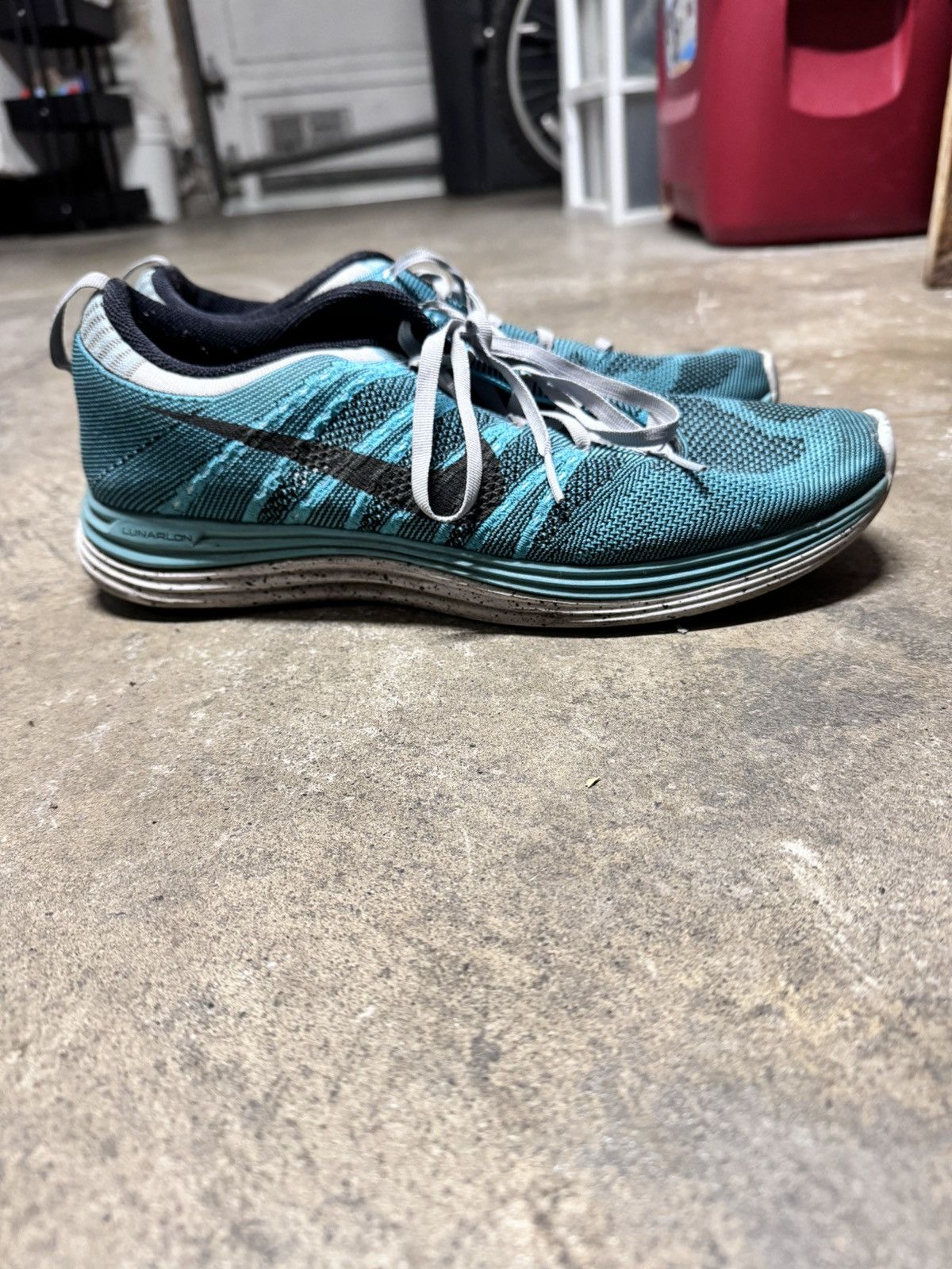 Nike Nike Flyknit One+ Sport Turquoise Size US 11.5 / EU 44-45 - 10 Thumbnail