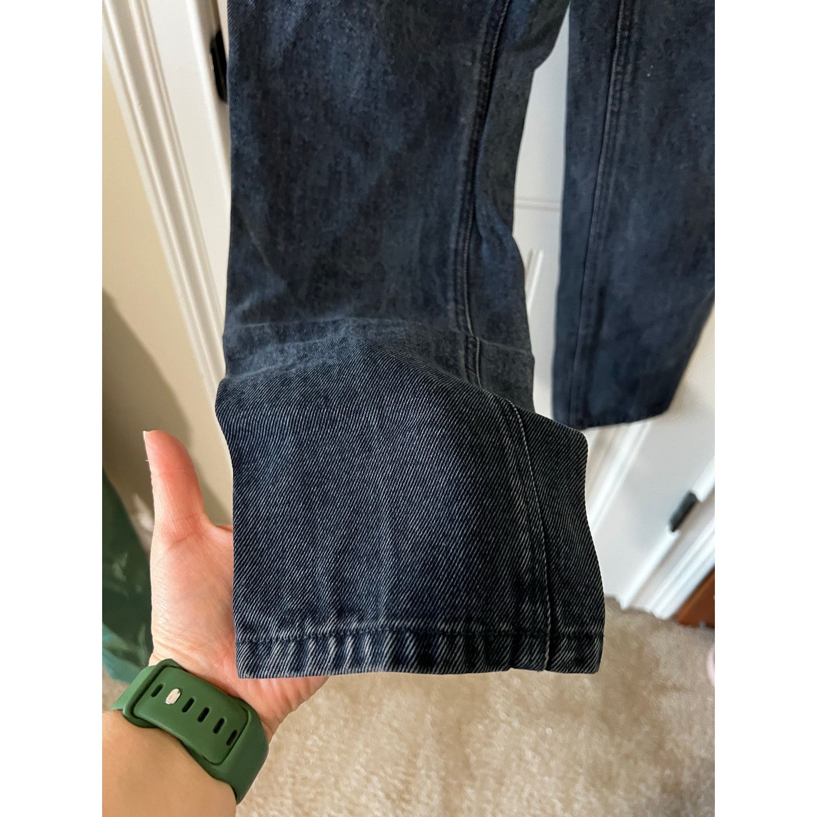 Liz Claiborne Vintage Womens Petite High Rise Tapered Leg Denim Blue Jeans Size 27" / US 4 / IT 40 - 5 Thumbnail