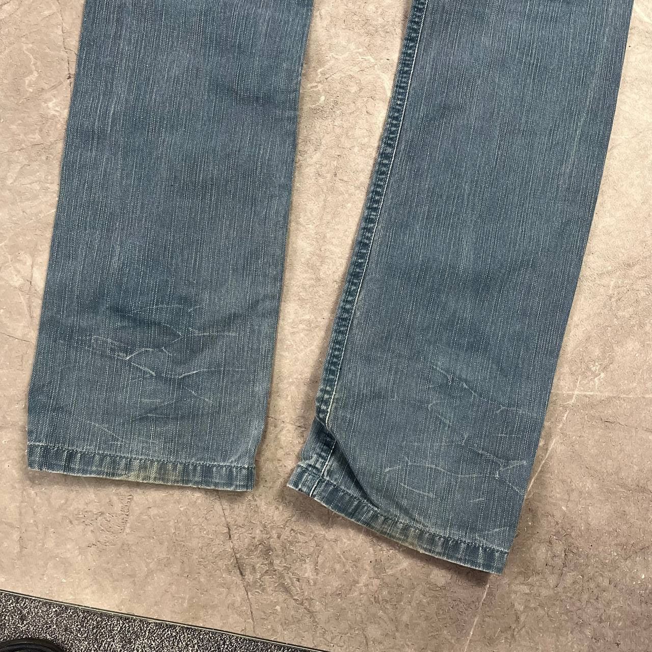 Japanese Brand Jeans Dirty Pants Faded Crash Denim Thrashed Y2K Distressed Size US 33 - 10 Thumbnail