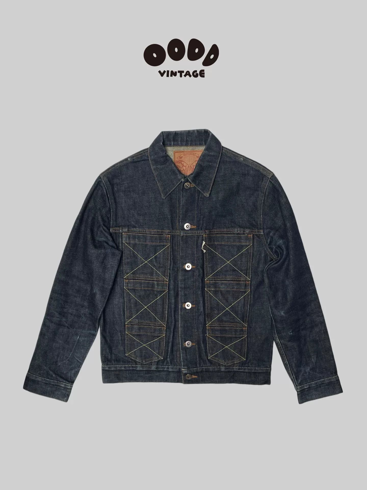Sex Pot ReVeNGe Vintage Unisex Denim Jacket with Six Pockets Size US M / EU 48-50 / 2 - 1 Thumbnail