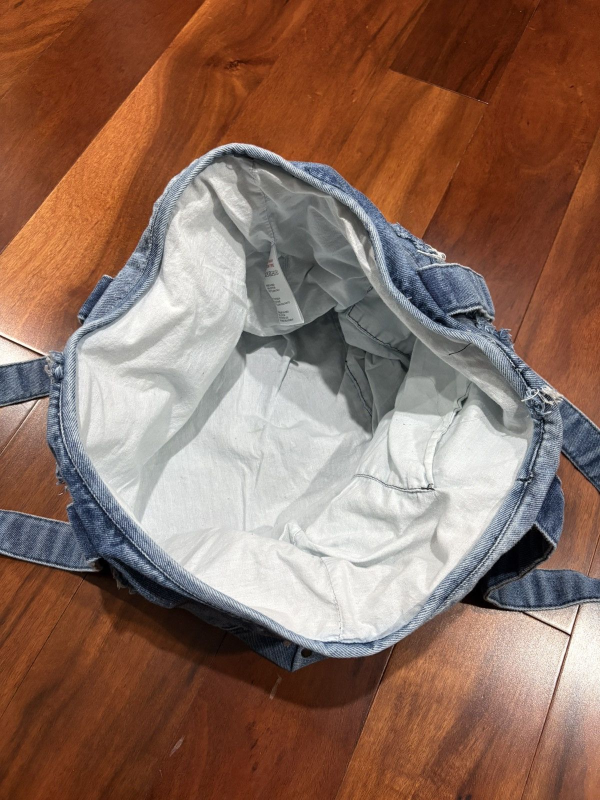 Urban Outfitters BDG distressed denim tote bag Size ONE SIZE - 4 Thumbnail