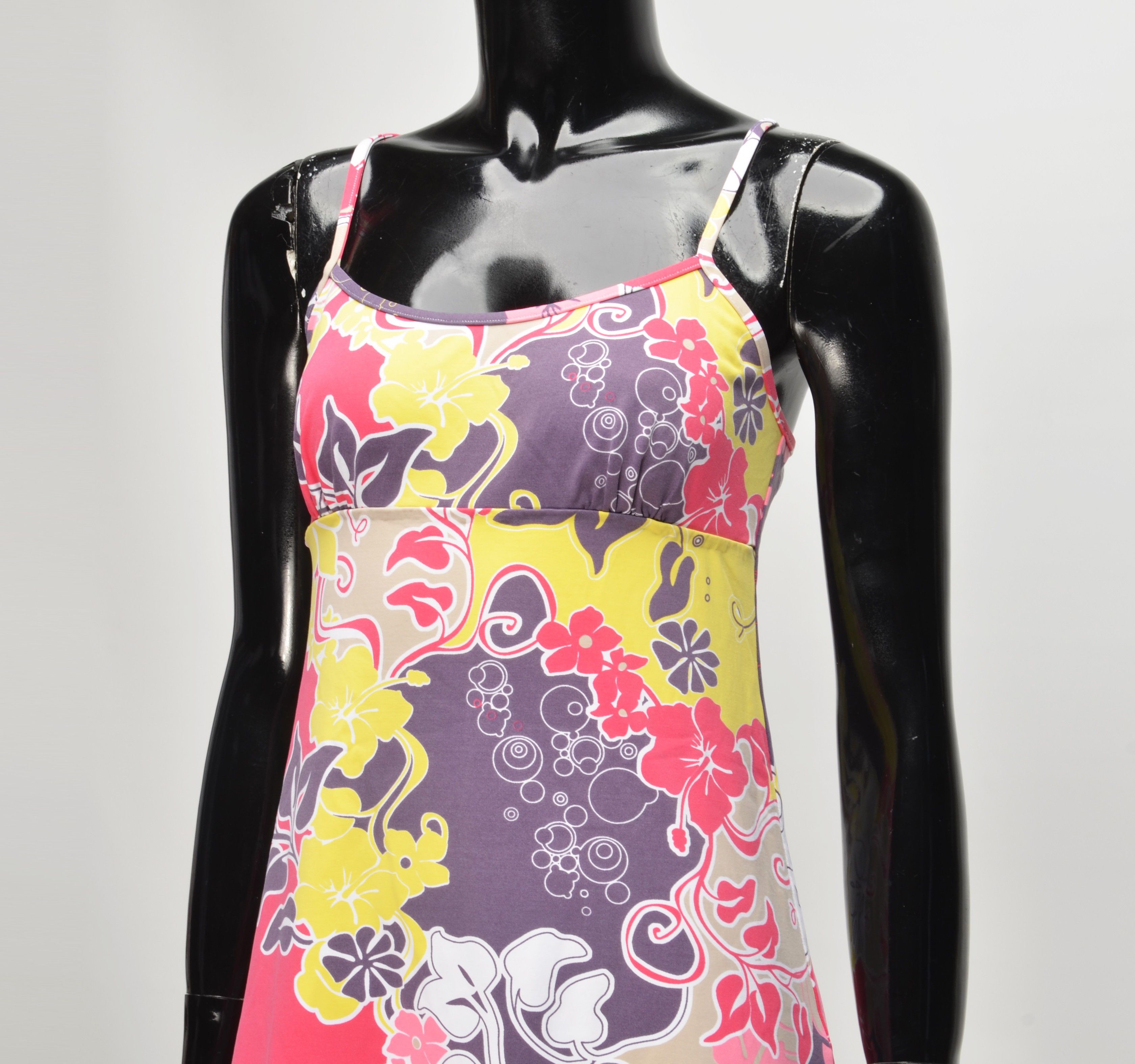 Bogner Bogner Fire + Ice Y2K Coquette Floral Mini Dress Size S / US 4 / IT 40 - 2 Thumbnail