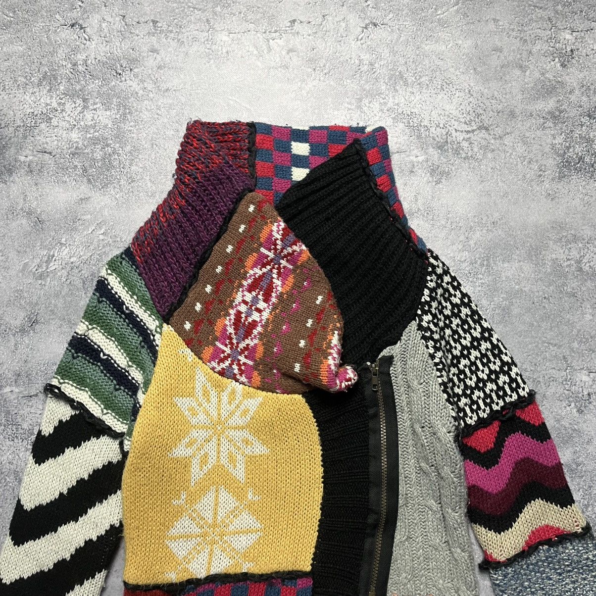 Desigual Vintage Desigual Patchwork Knitted Cardigan Sweater Coogi Size M / US 6-8 / IT 42-44 - 2 Thumbnail