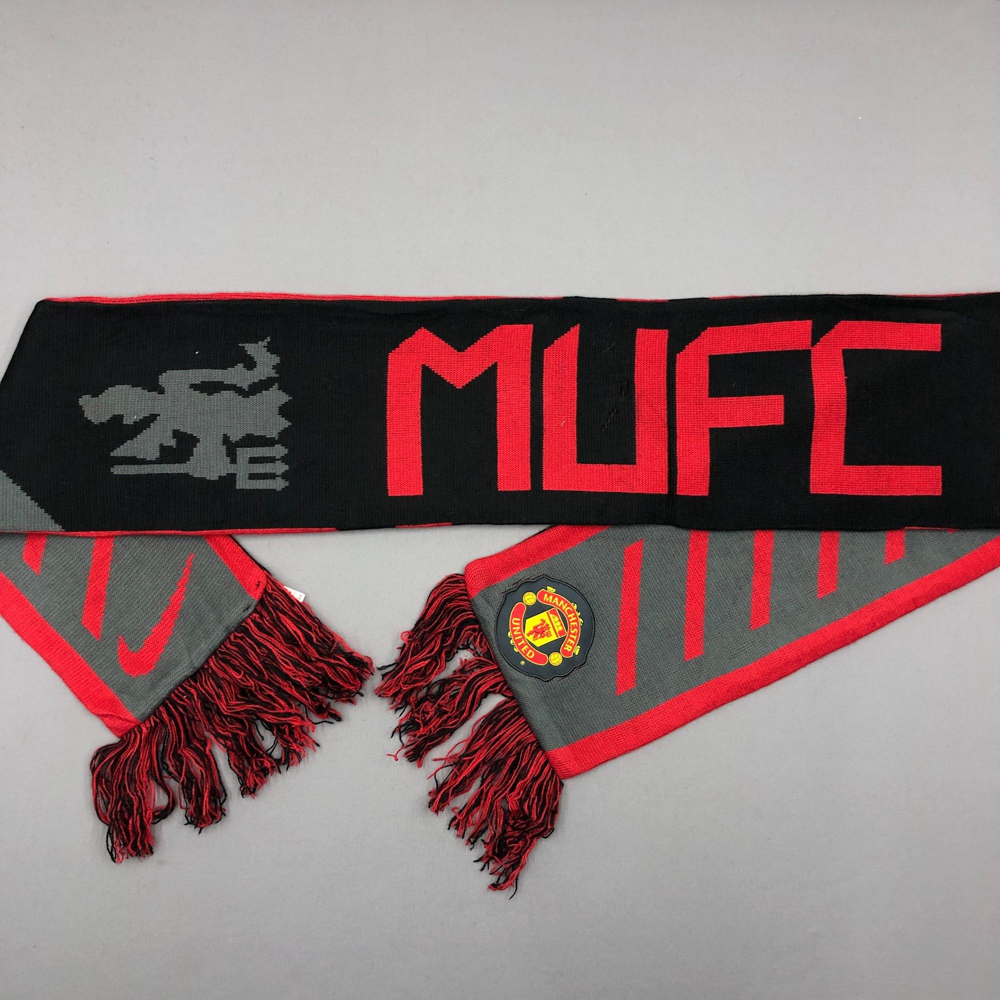 Nike Vintage Nike x Manchester United Scarf Wool Cashmere Scarves Size ONE SIZE - 6 Thumbnail