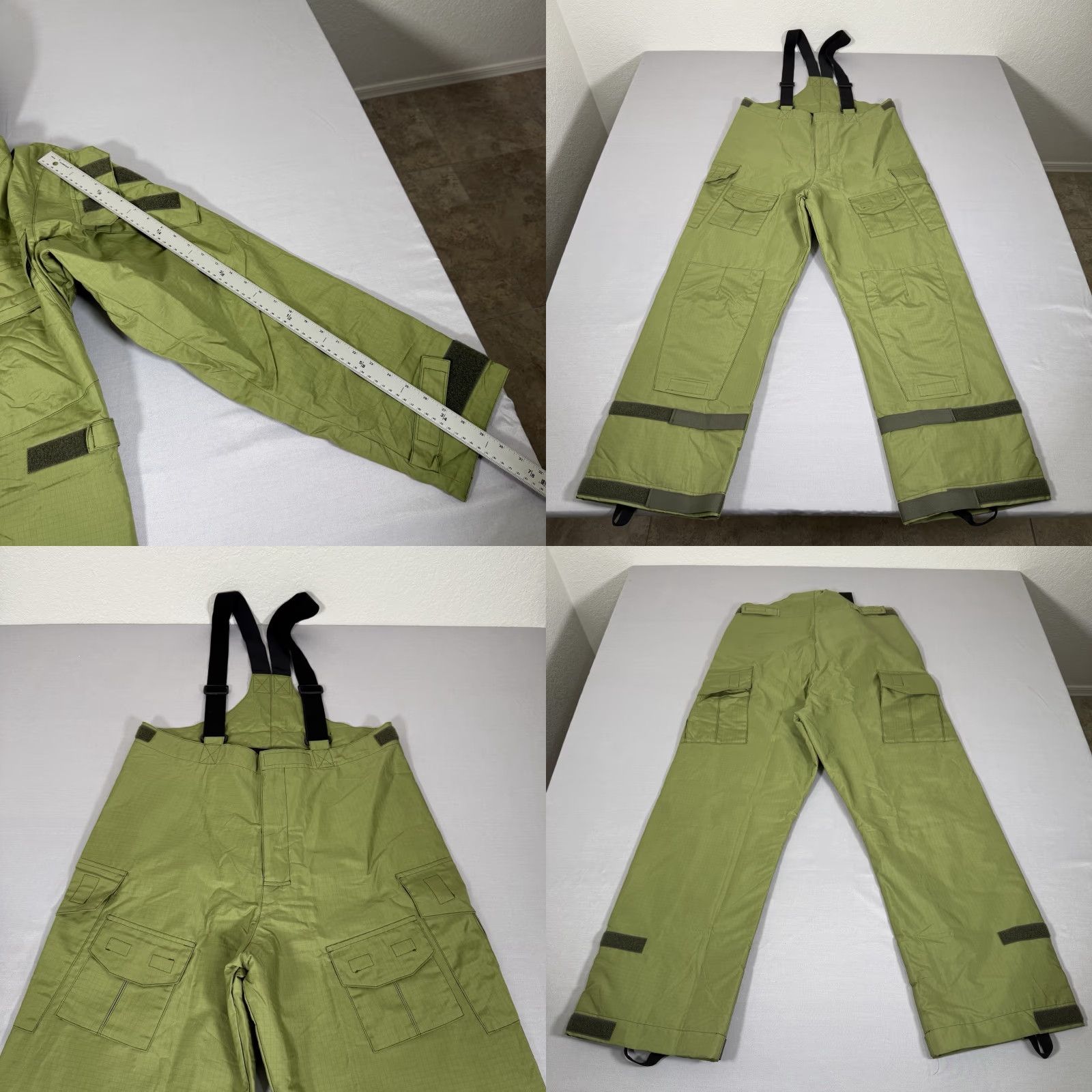 Vintage OPEC Military Jacket Men's Medium Green Nylon Zip Up Workwear Regular Fit Size US 31 - 8 Thumbnail