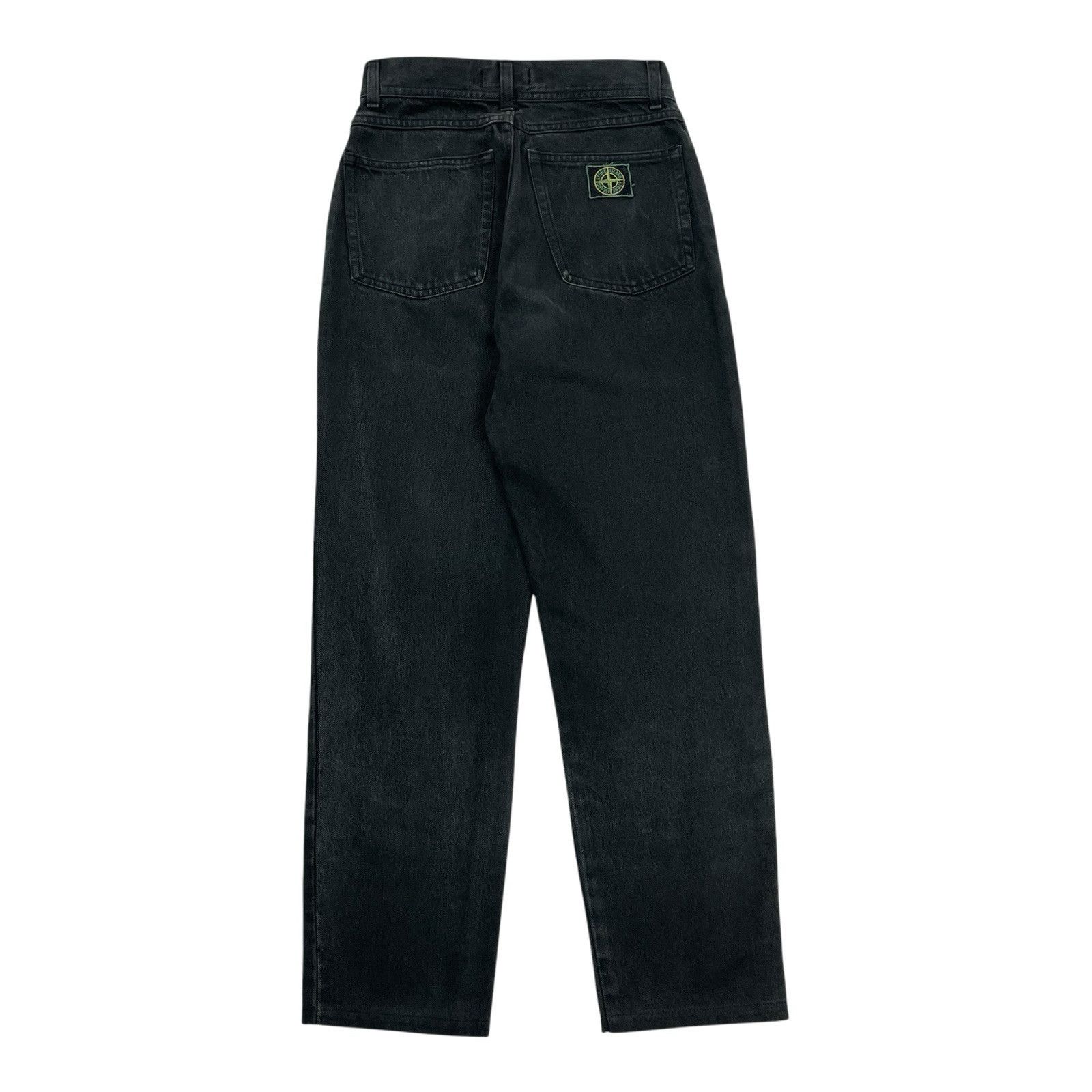 Massimo Osti × Stone Island Women’s Stone Island Green Edge Jeans Vintage Retro 90s W26” Size 26" / US 2 / IT 38 - 1 Thumbnail