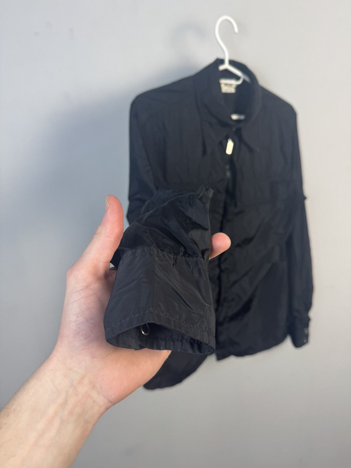 Diesel × Vintage Vintage Y2K Diesel Nylon Crop Jacket Japanese 90s Style Size M / US 6-8 / IT 42-44 - 3 Thumbnail