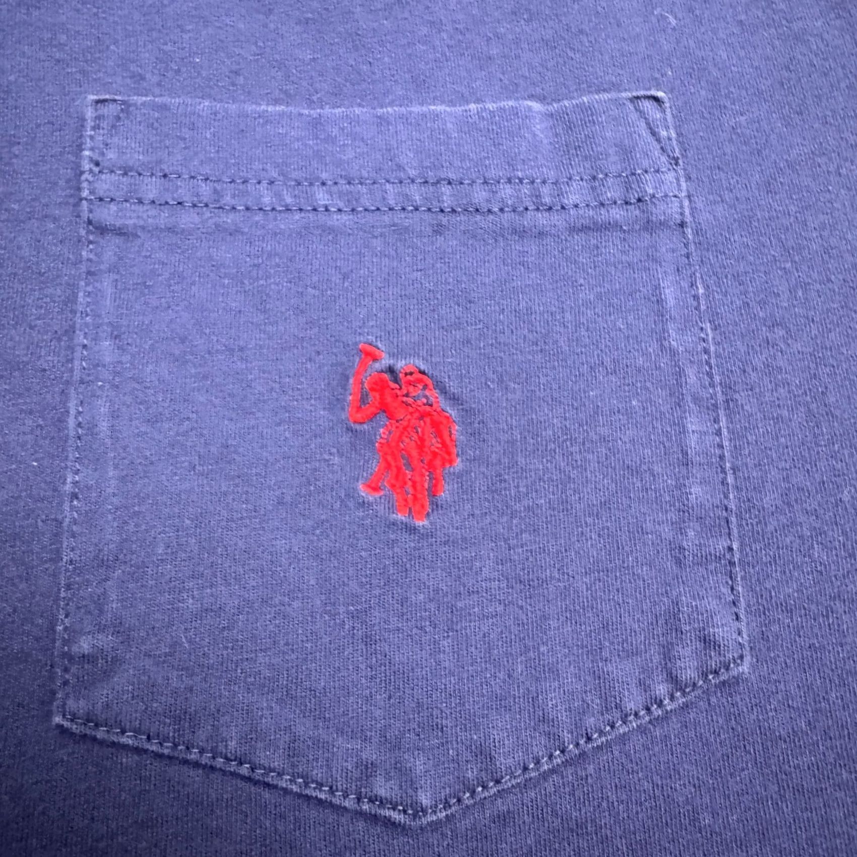 Vintage U.S. Polo Assn Basic Logo T-Shirt Men 3XL Navy Blue Short Sleeve Crew Pocket Tee Size US XXL / EU 58 / 5 - 4 Thumbnail