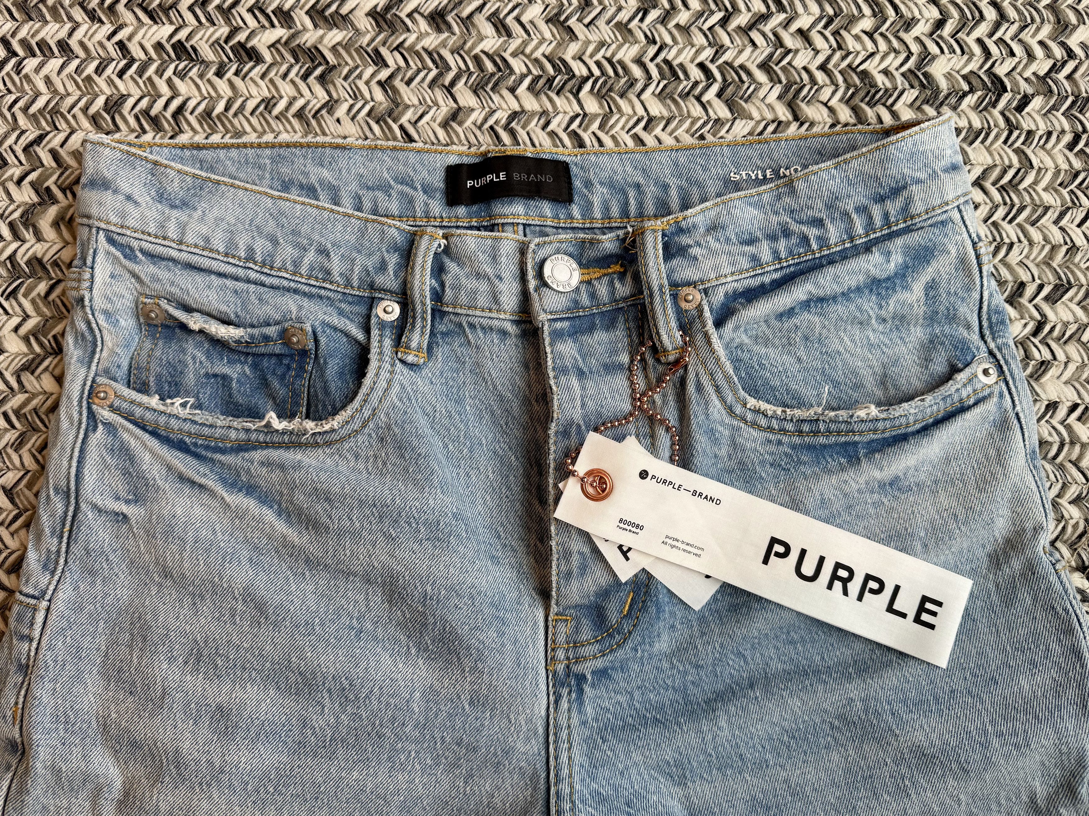 Purple Brand Purple Brand p005 Subtle Dirty Light Indigo denim Size US 30 / EU 46 - 3 Thumbnail